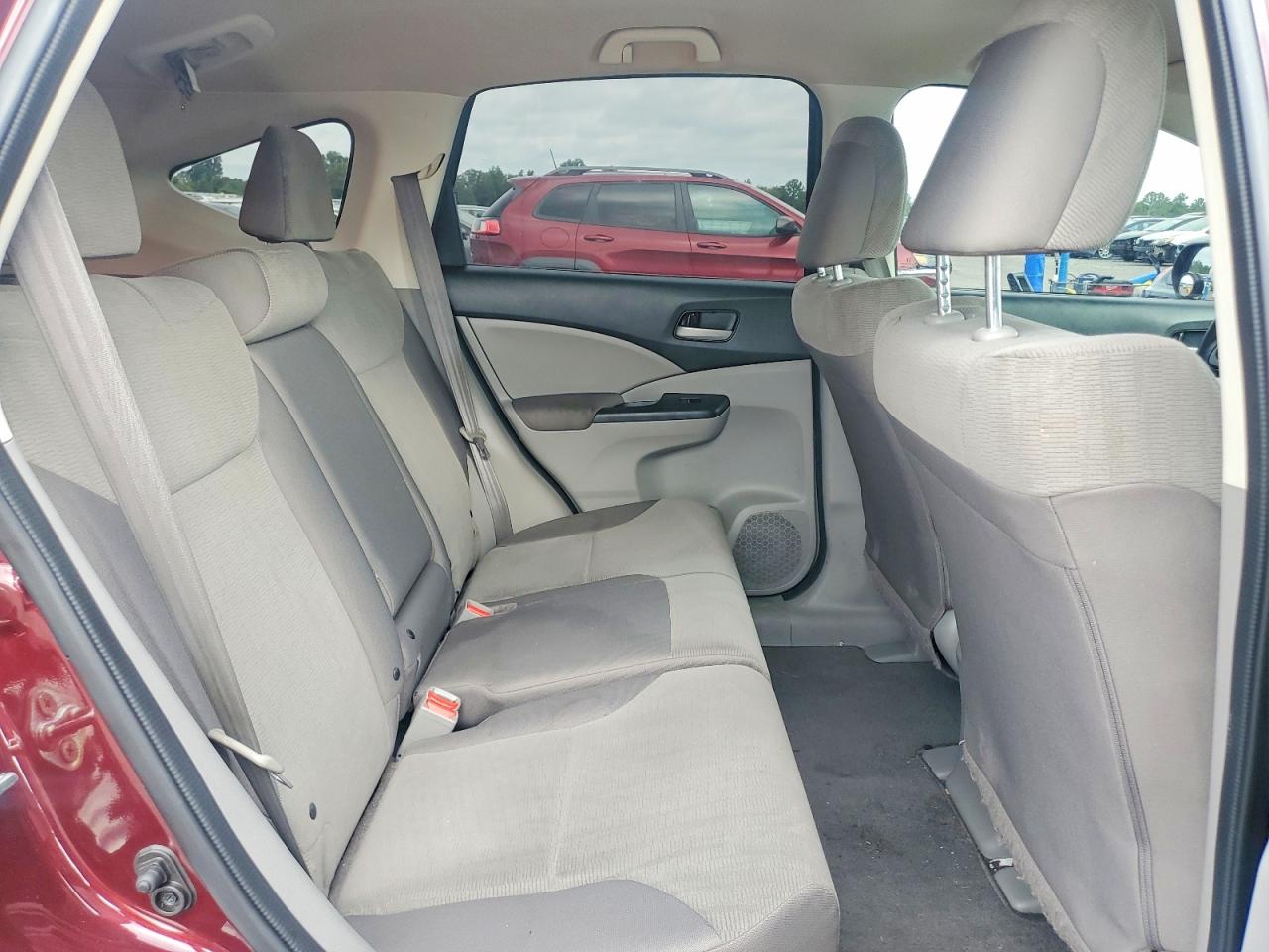 2014 Honda Cr-v Lx Burgundy vin: 5J6RM3H31EL015442