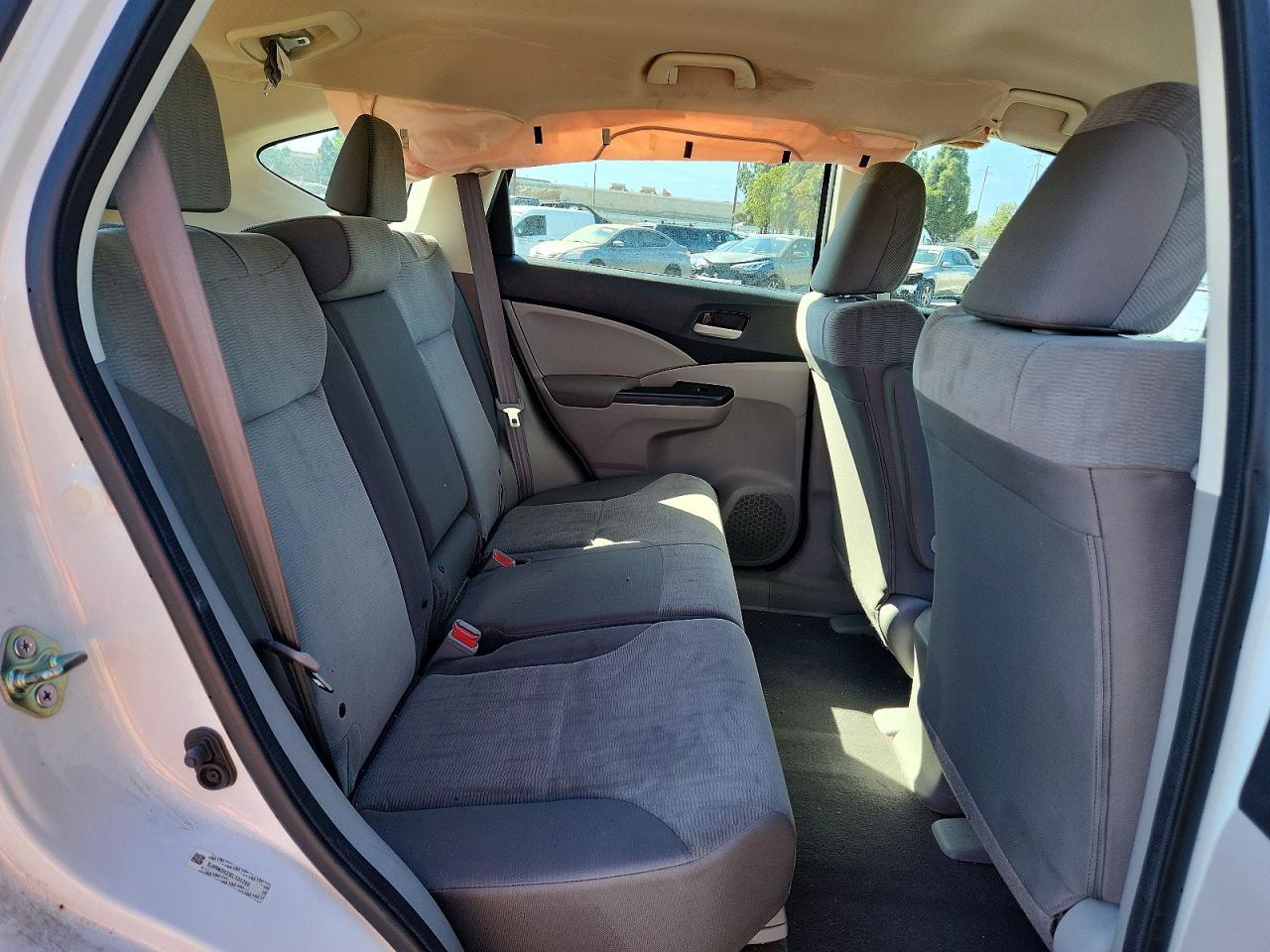 2014 Honda Cr-v Lx White vin: 5J6RM3H31EL030359