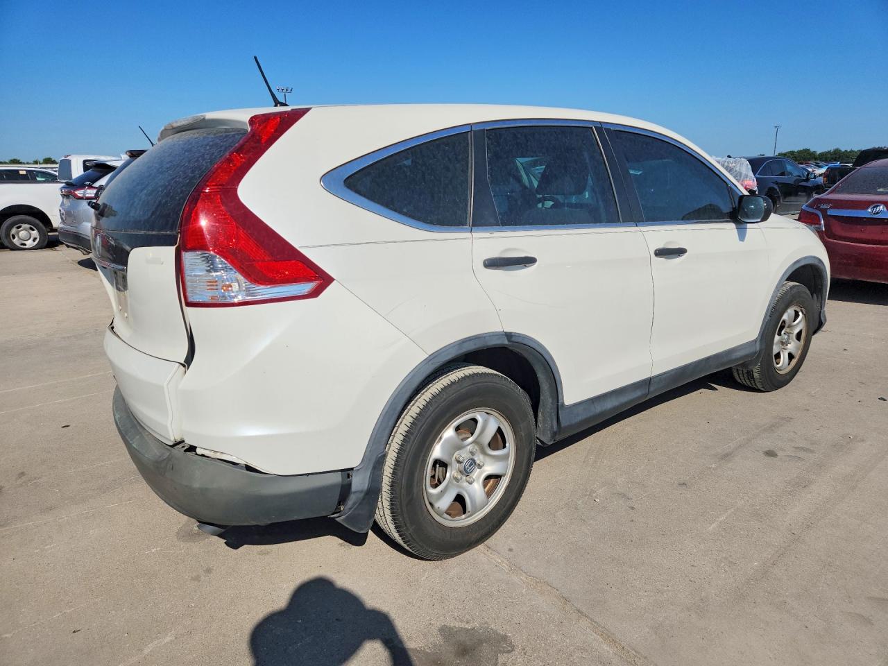 2014 Honda Cr-v Lx Gray vin: 5J6RM3H31EL042348