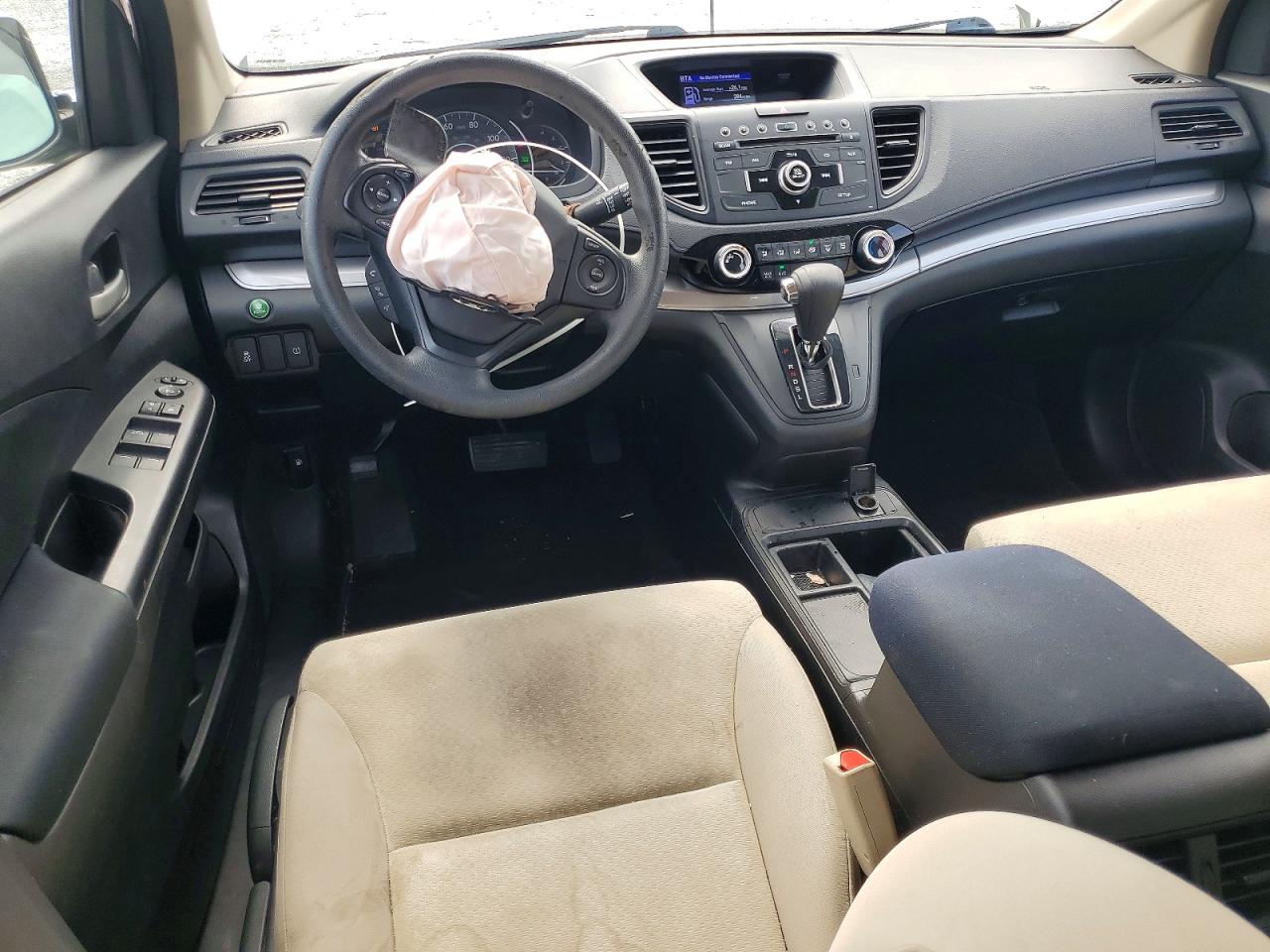 2015 Honda Cr-v Lx White vin: 5J6RM3H31FL003440