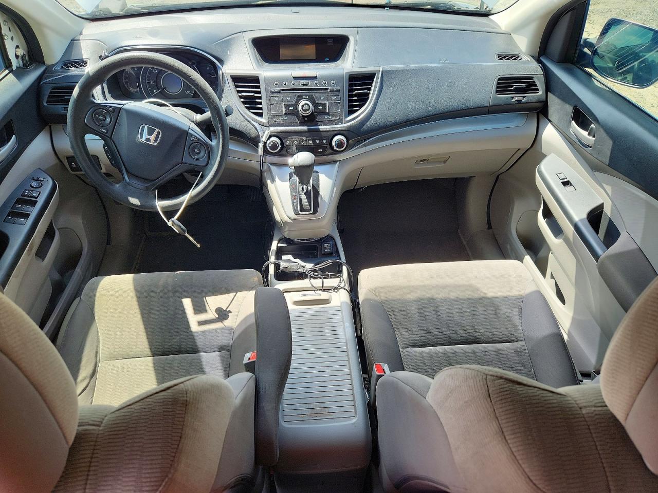 2013 Honda Cr-v Lx White vin: 5J6RM3H32DL028795