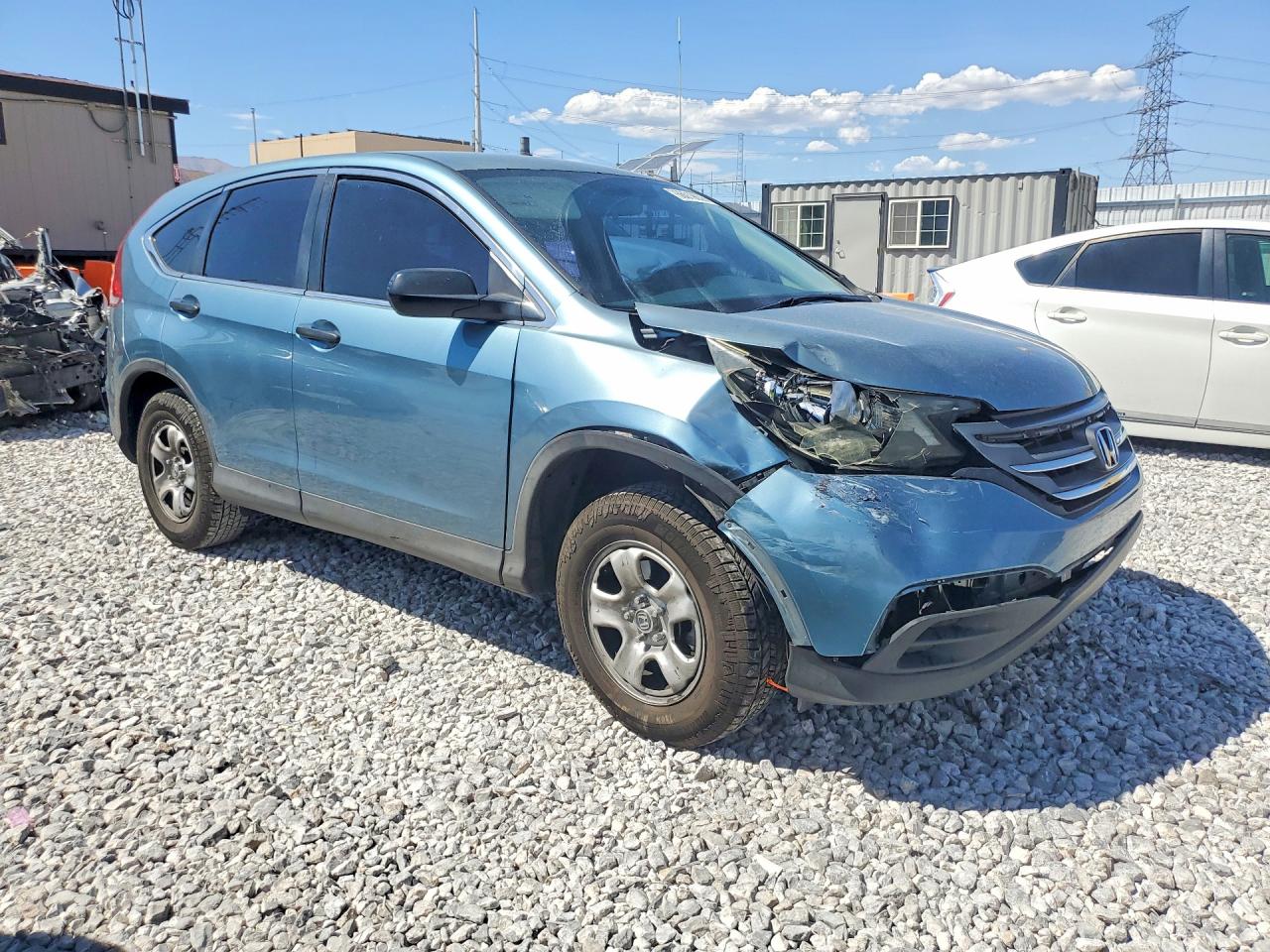 2013 Honda Cr-v Lx Gray vin: 5J6RM3H32DL030076
