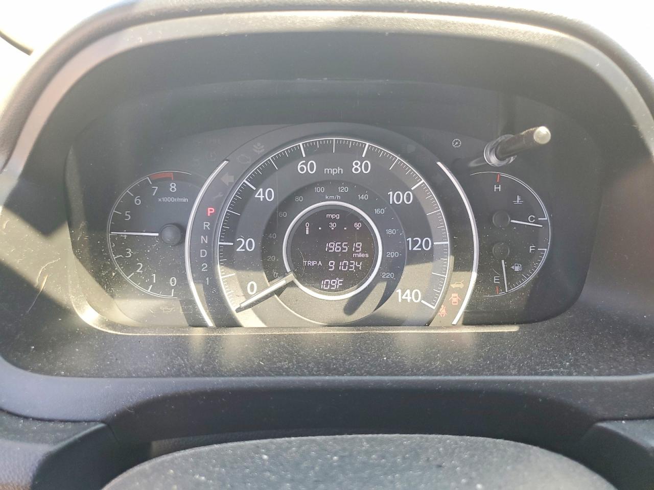 2013 Honda Cr-v Lx Gray vin: 5J6RM3H32DL030076