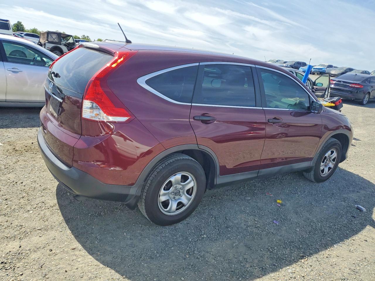 2013 Honda Cr-v Lx Бордовый vin: 5J6RM3H32DL041725