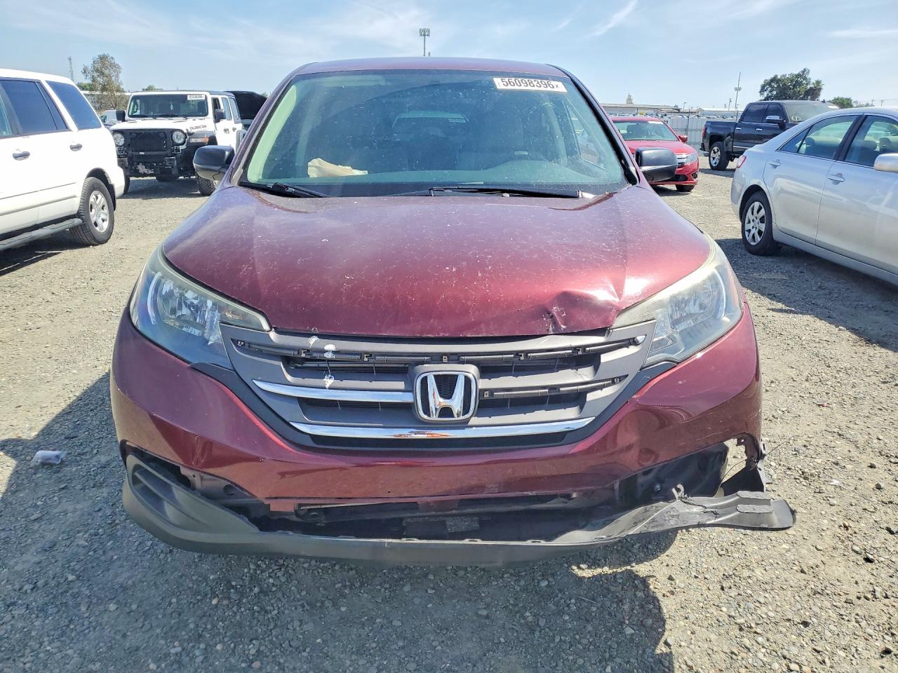 2013 Honda Cr-v Lx Бордовый vin: 5J6RM3H32DL041725