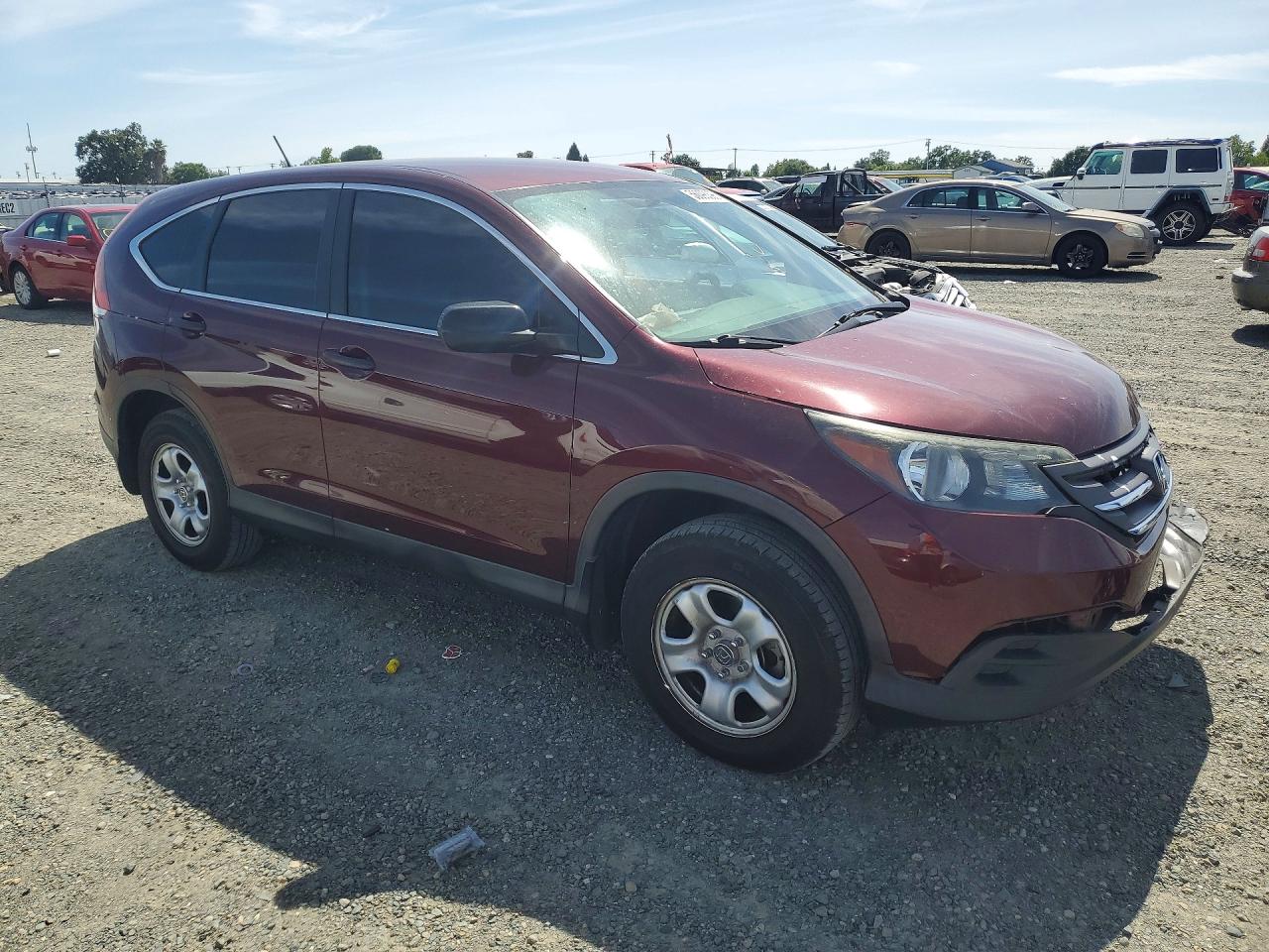 2013 Honda Cr-v Lx Бордовый vin: 5J6RM3H32DL041725