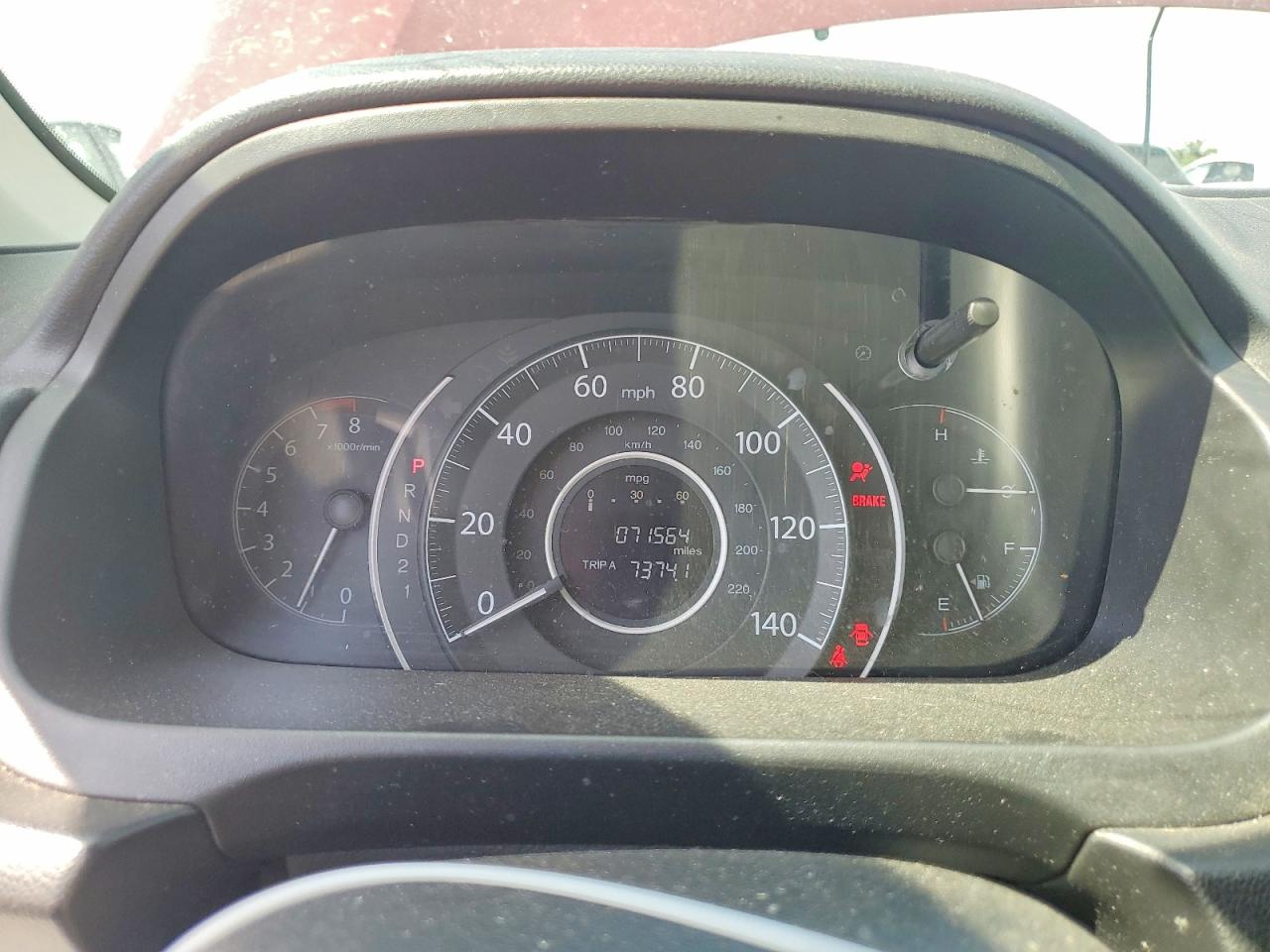2013 Honda Cr-v Lx Бордовый vin: 5J6RM3H32DL041725