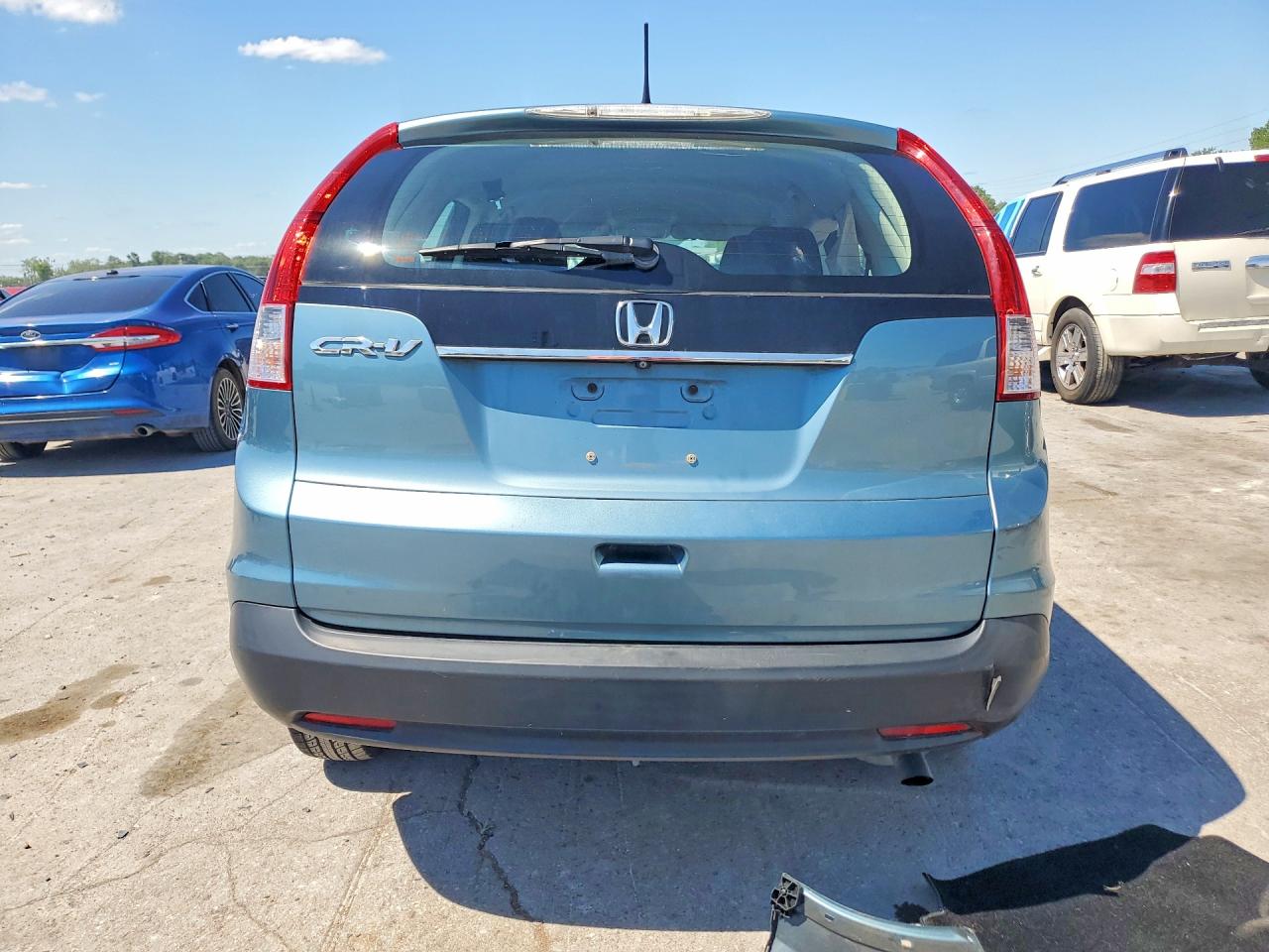 2013 Honda Cr-v Lx Blue vin: 5J6RM3H32DL046150