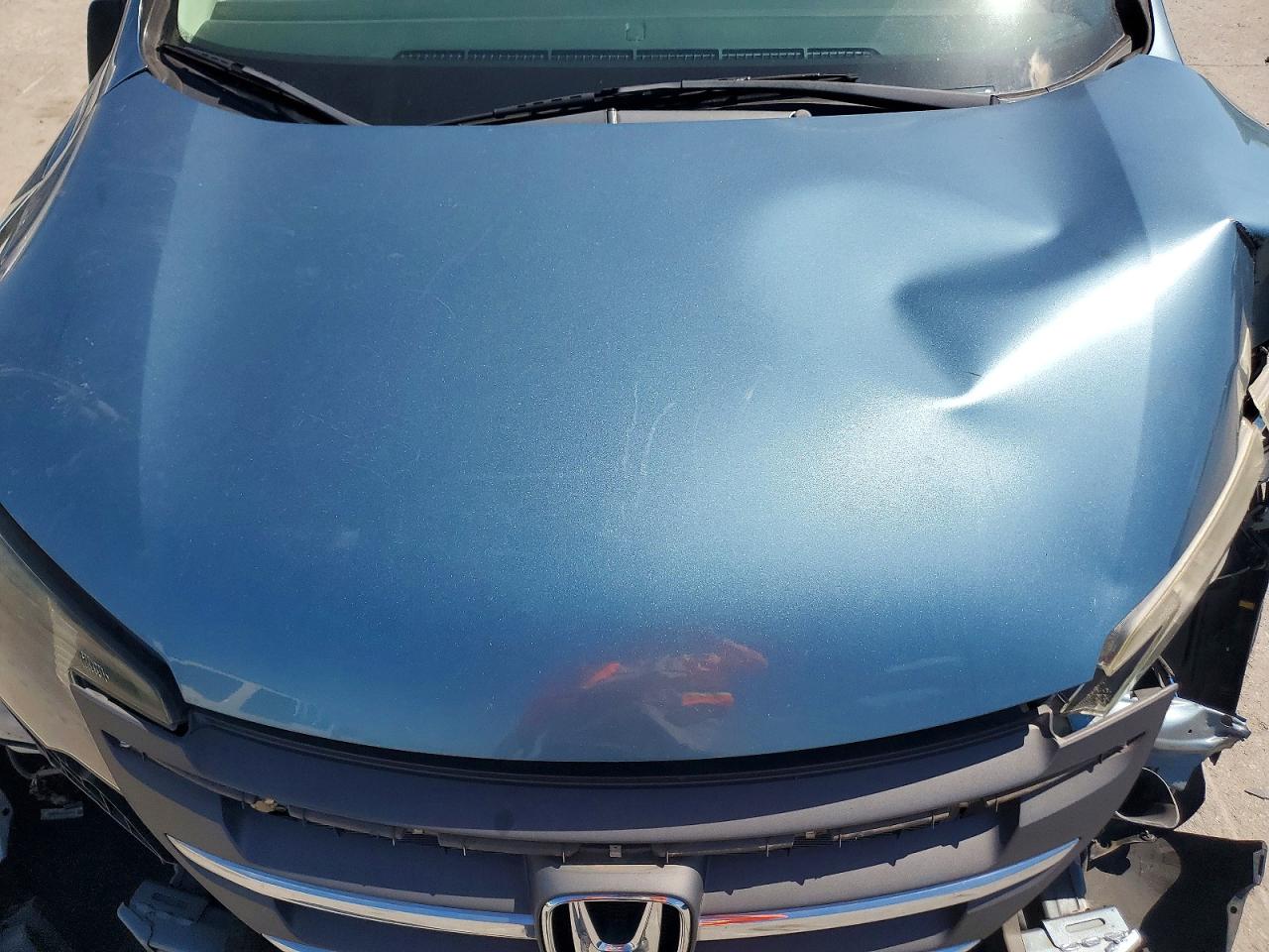 2013 Honda Cr-v Lx Blue vin: 5J6RM3H32DL046150