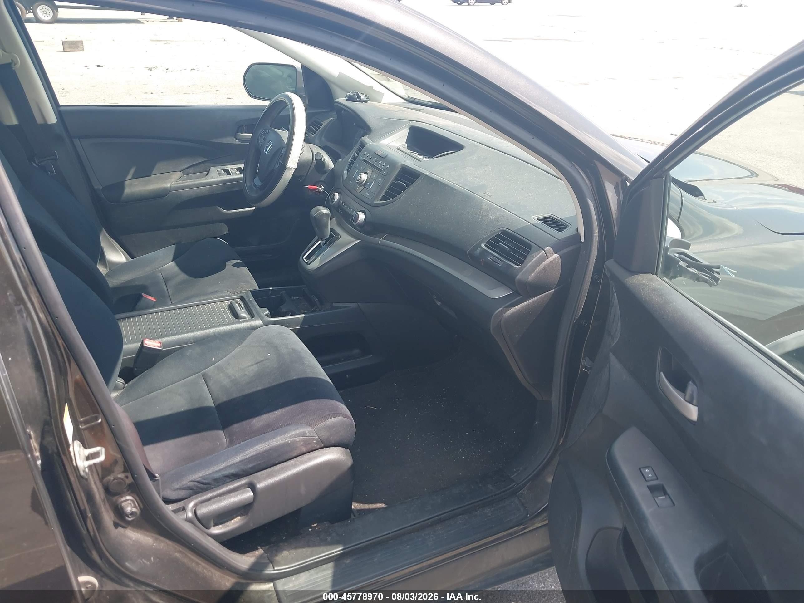 2014 Honda Cr-v Lx Brown vin: 5J6RM3H32EL019080