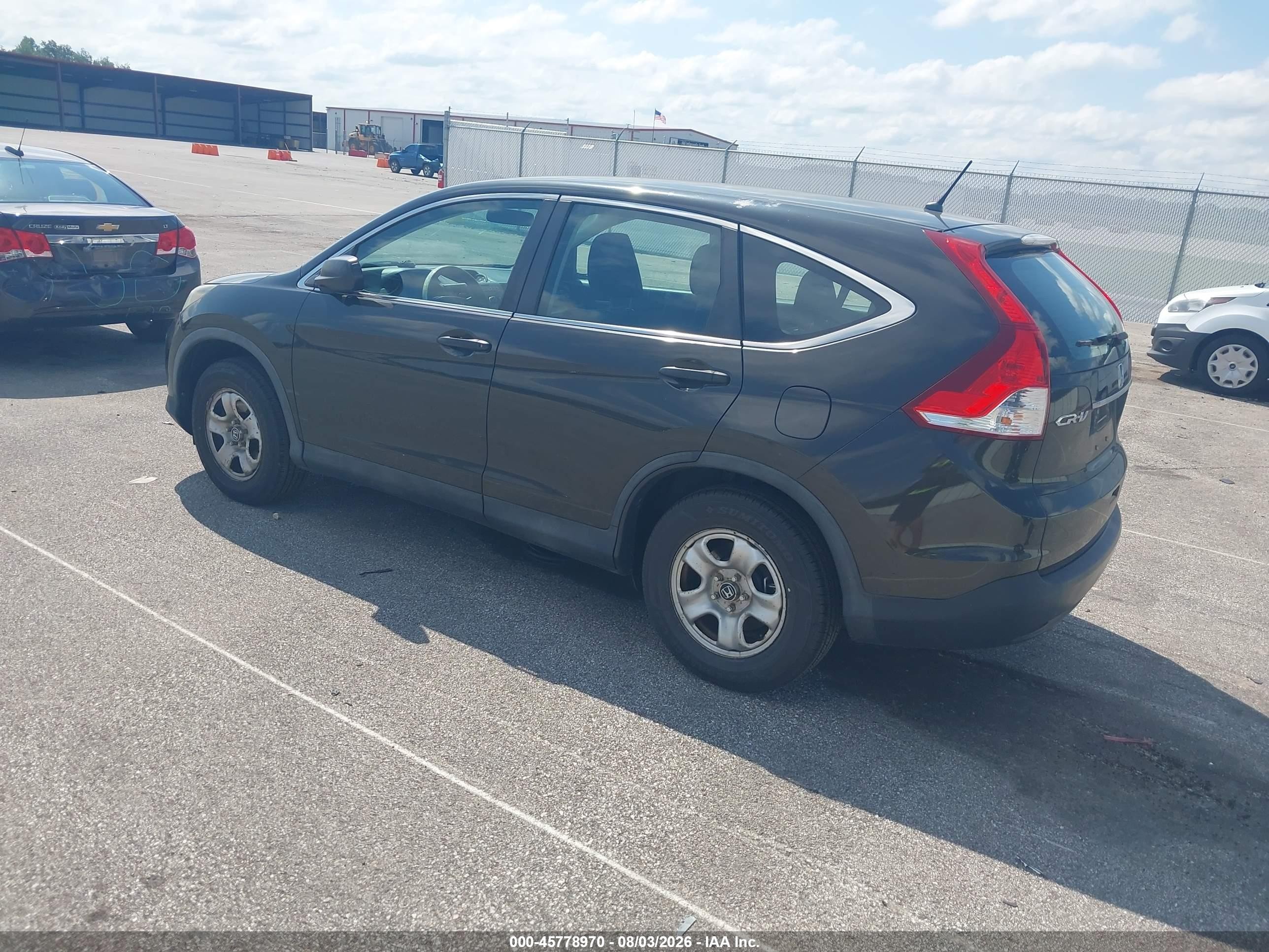 2014 Honda Cr-v Lx Brown vin: 5J6RM3H32EL019080