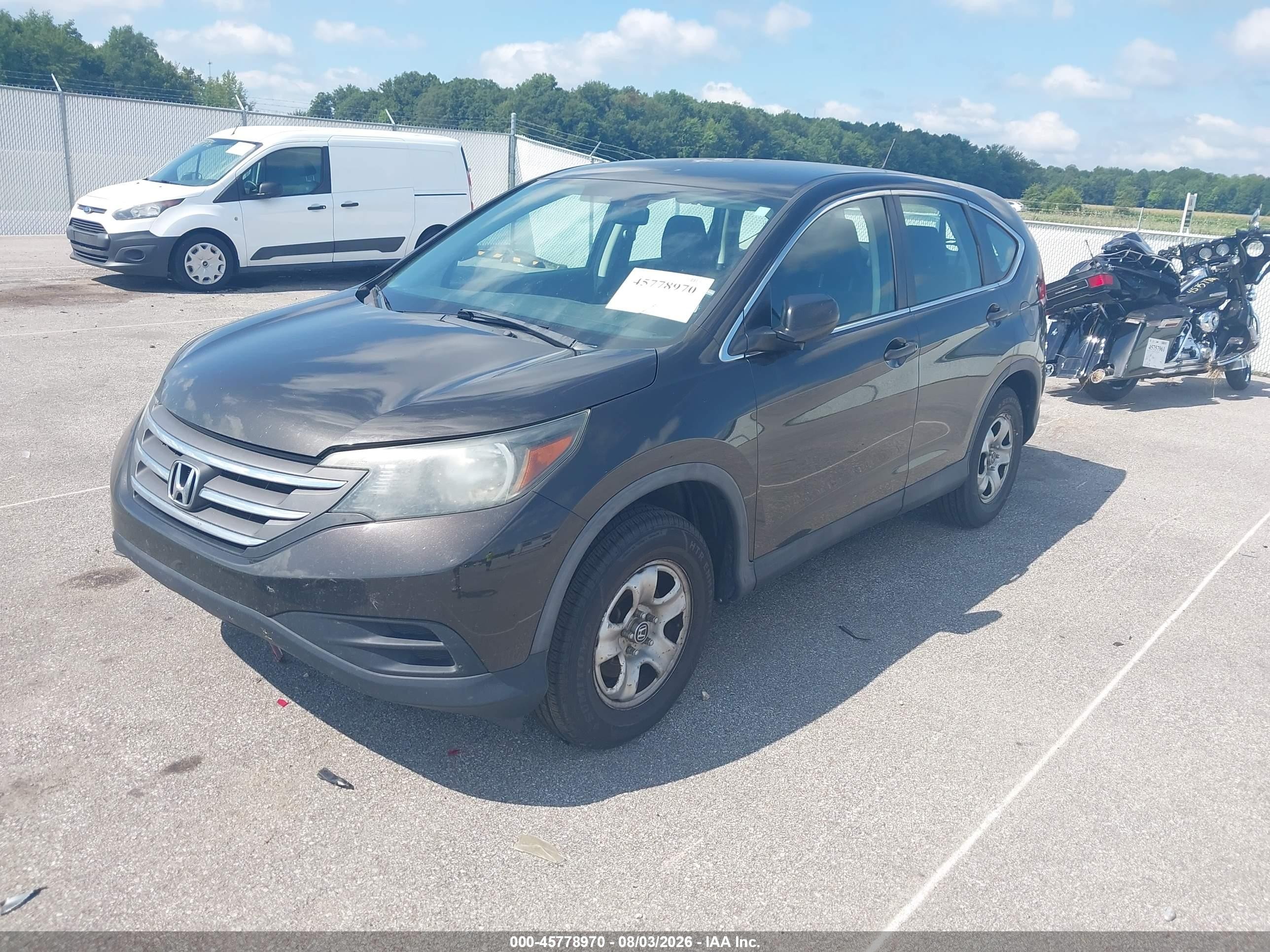 2014 Honda Cr-v Lx Brown vin: 5J6RM3H32EL019080