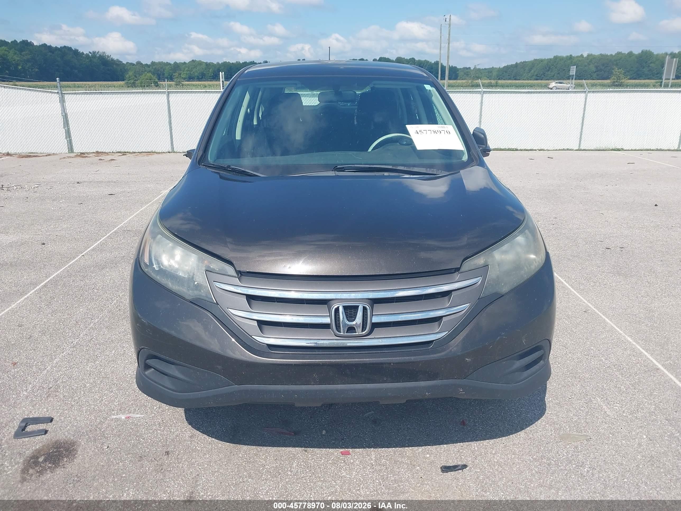 2014 Honda Cr-v Lx Brown vin: 5J6RM3H32EL019080