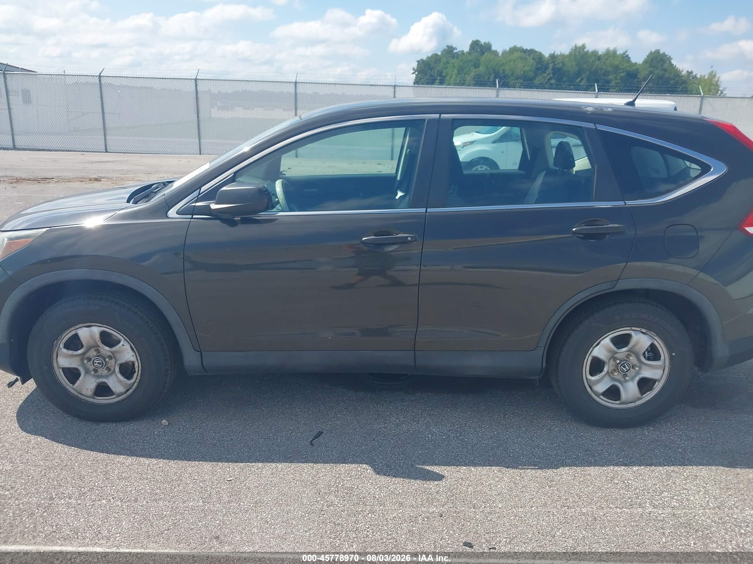 2014 Honda Cr-v Lx Brown vin: 5J6RM3H32EL019080