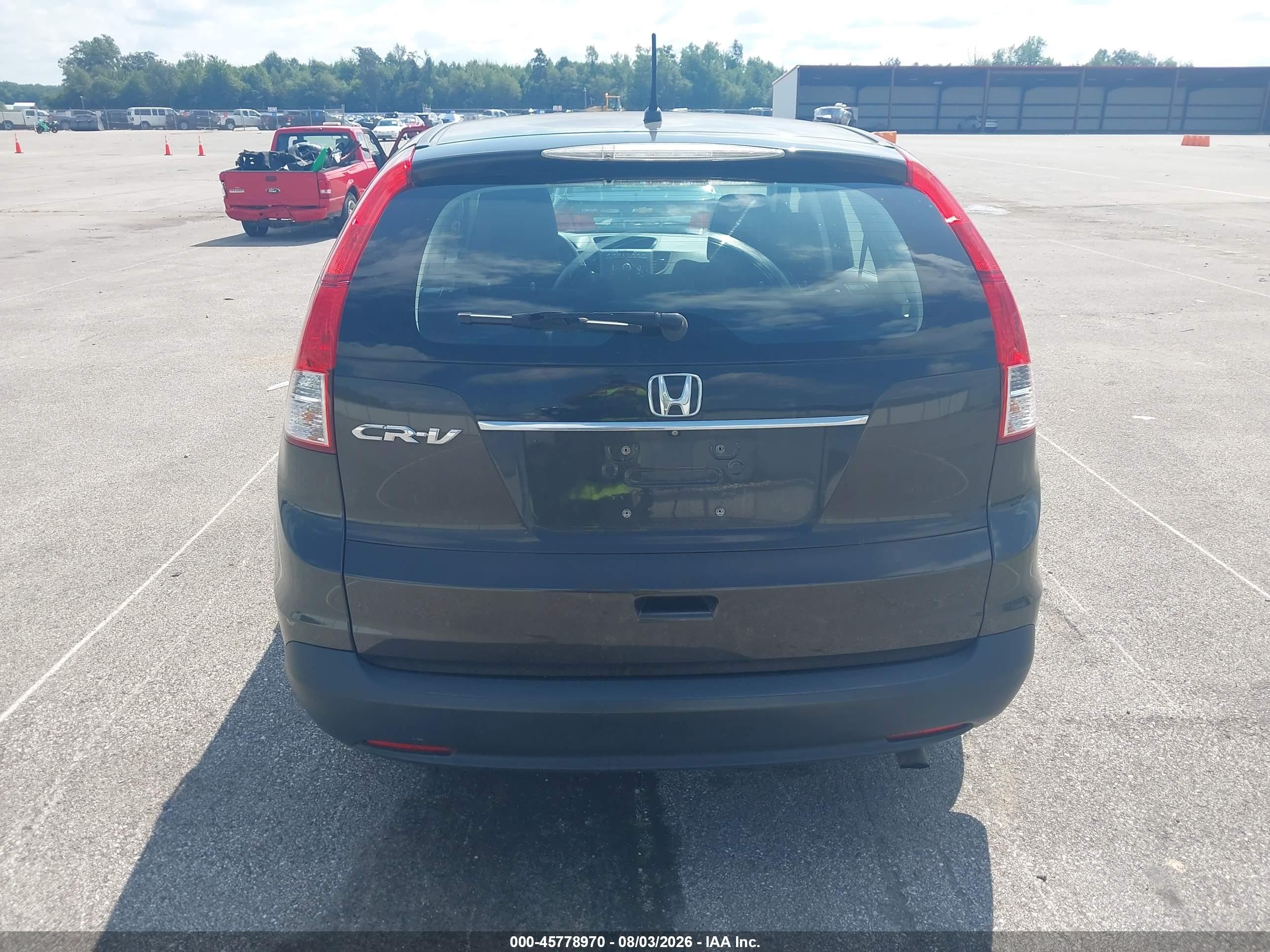 2014 Honda Cr-v Lx Brown vin: 5J6RM3H32EL019080