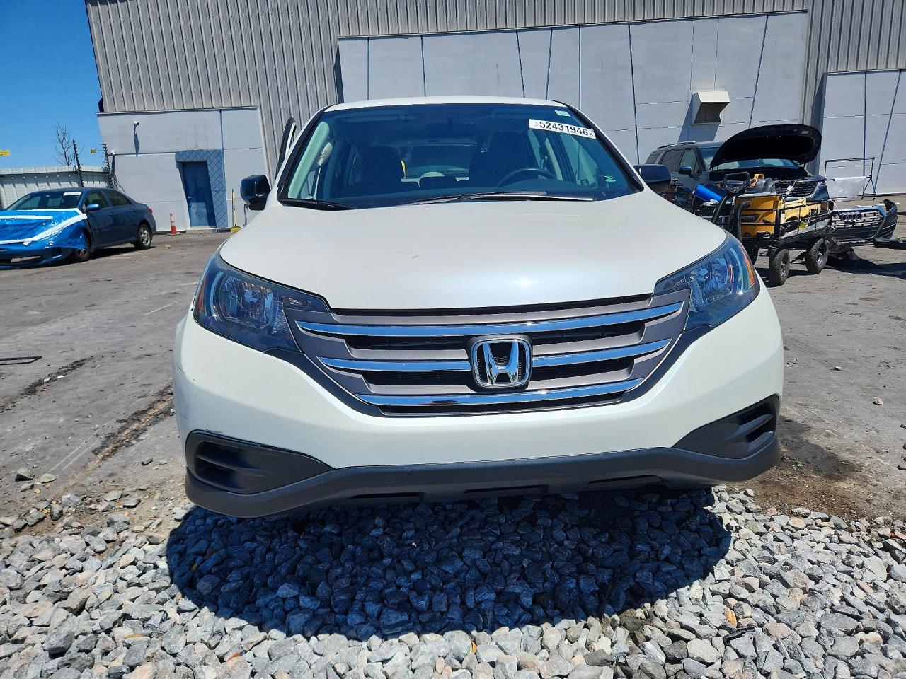 2014 Honda Cr-v Lx White vin: 5J6RM3H32EL022206