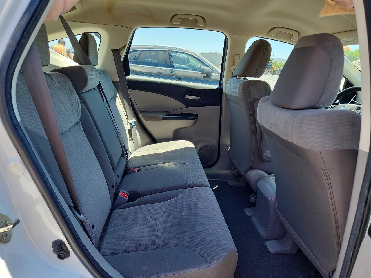 2014 Honda Cr-v Lx White vin: 5J6RM3H32EL022206
