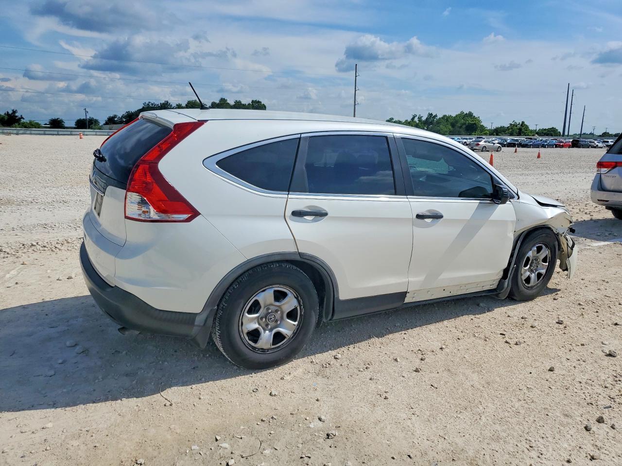 2014 Honda Cr-v Lx Белый vin: 5J6RM3H32EL024778