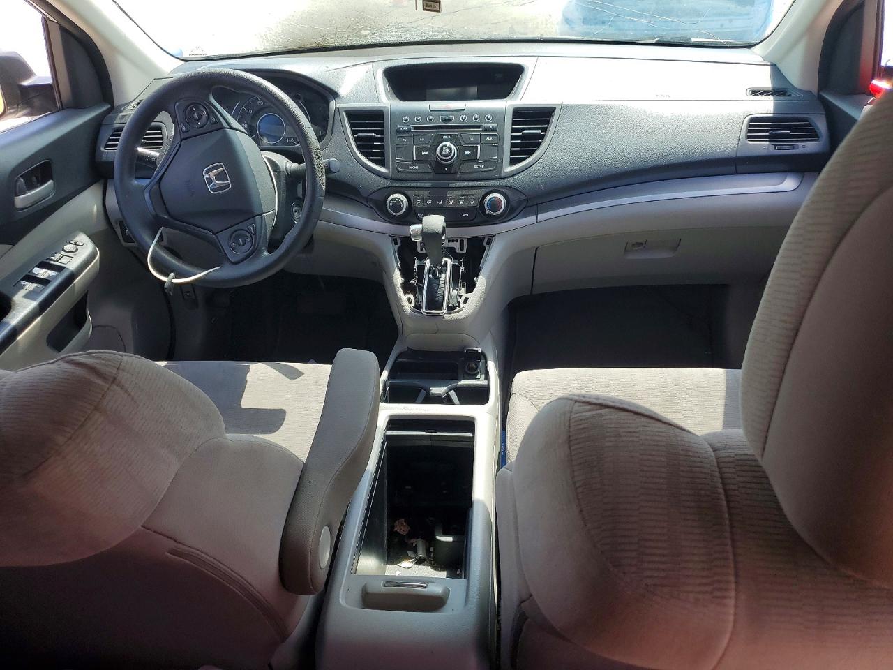 2014 Honda Cr-v Lx White vin: 5J6RM3H32EL026949