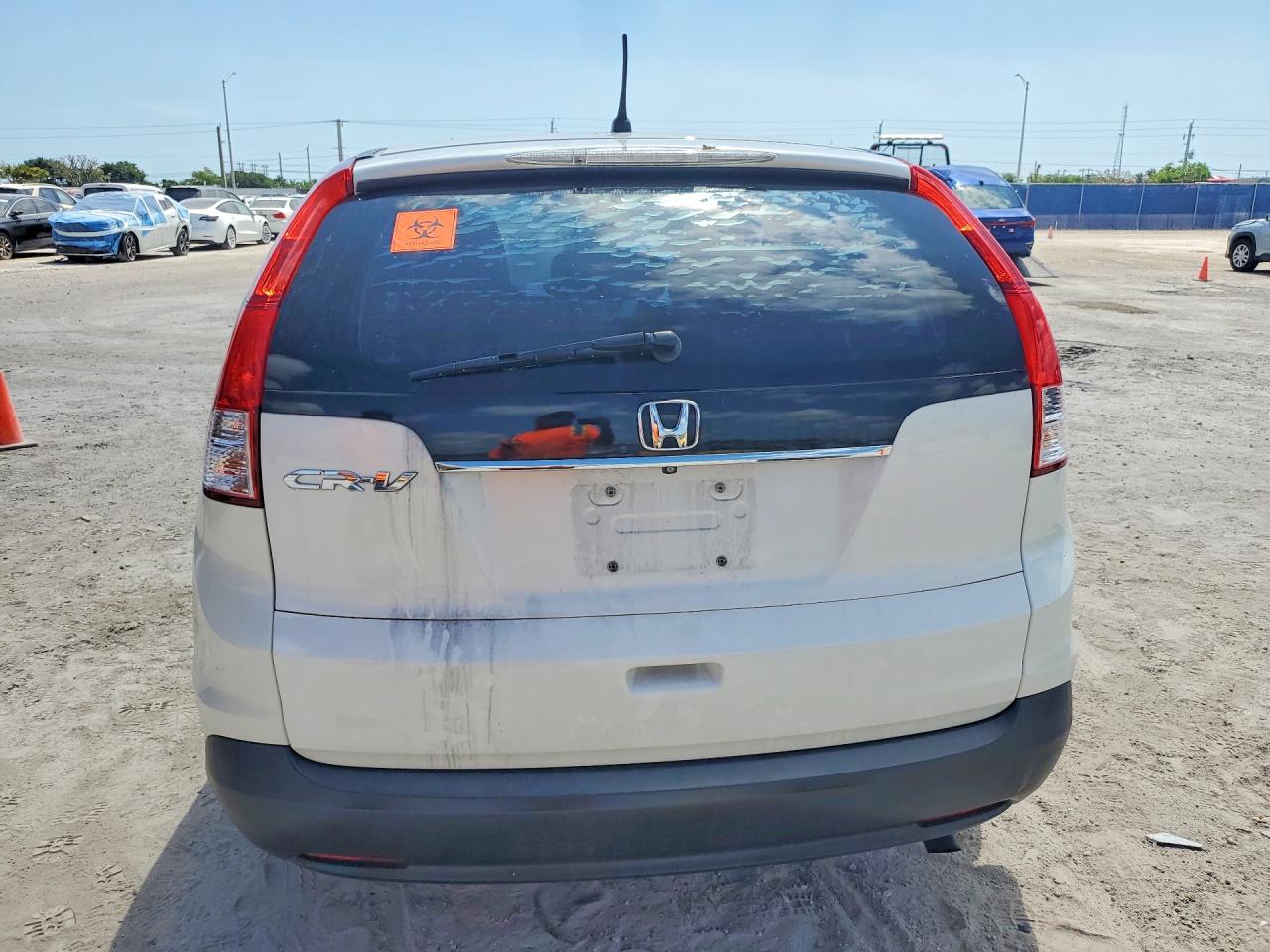 2014 Honda Cr-v Lx White vin: 5J6RM3H32EL026949