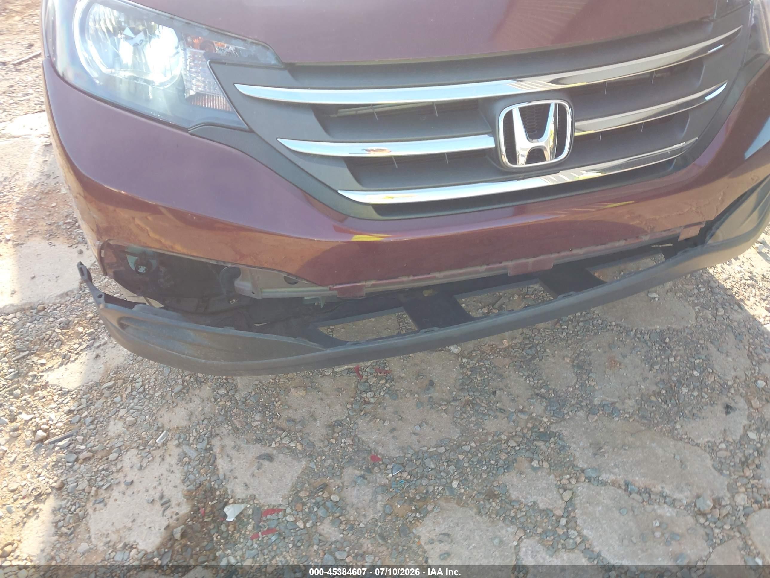 2014 Honda Cr-v Lx Burgundy vin: 5J6RM3H32EL029947