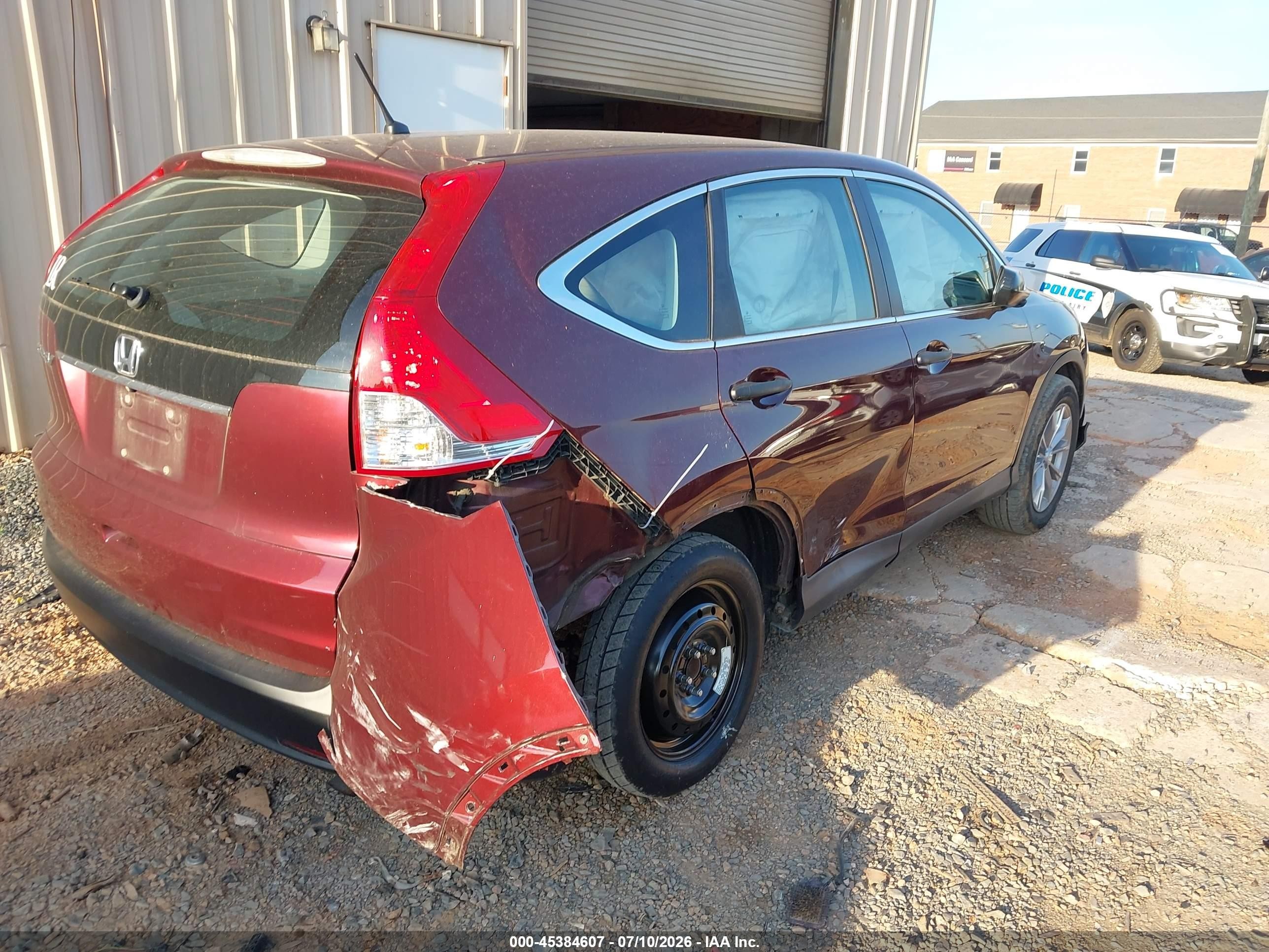 2014 Honda Cr-v Lx Burgundy vin: 5J6RM3H32EL029947