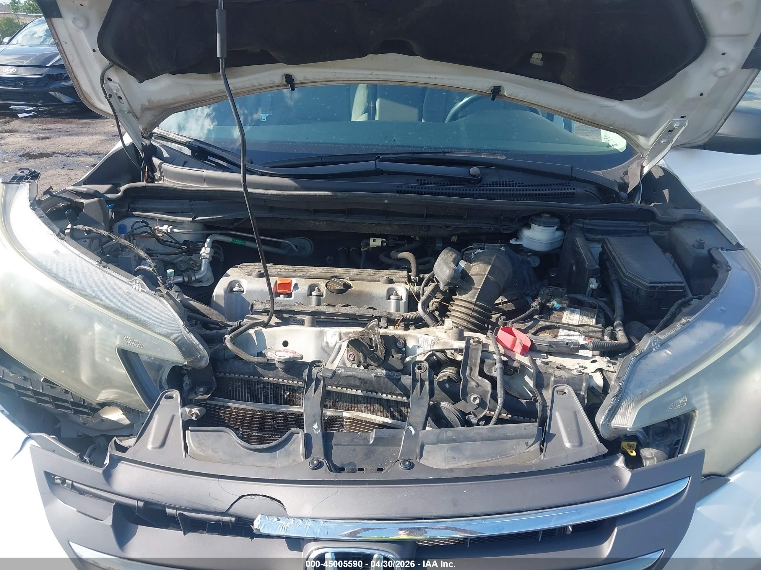 2014 Honda Cr-v Lx Белый vin: 5J6RM3H32EL034615