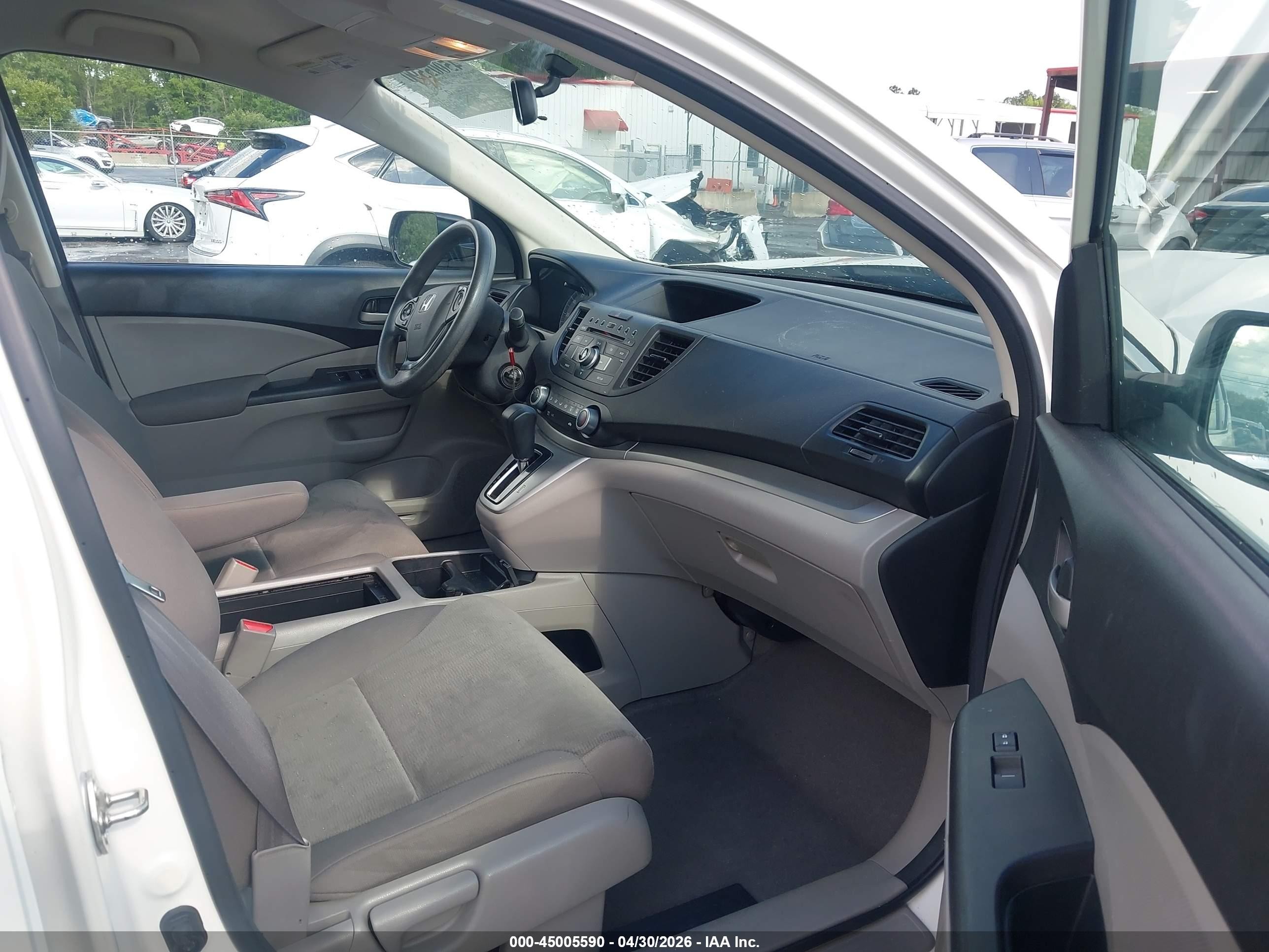 2014 Honda Cr-v Lx Белый vin: 5J6RM3H32EL034615