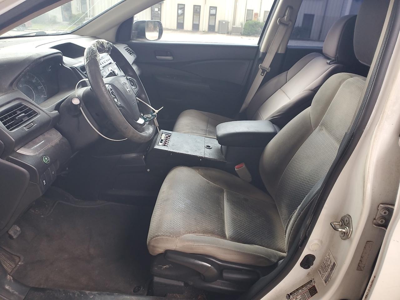 2015 Honda Cr-v Lx Белый vin: 5J6RM3H32FL008470 Damage: Steering Wheel, Worn, Replacement Required