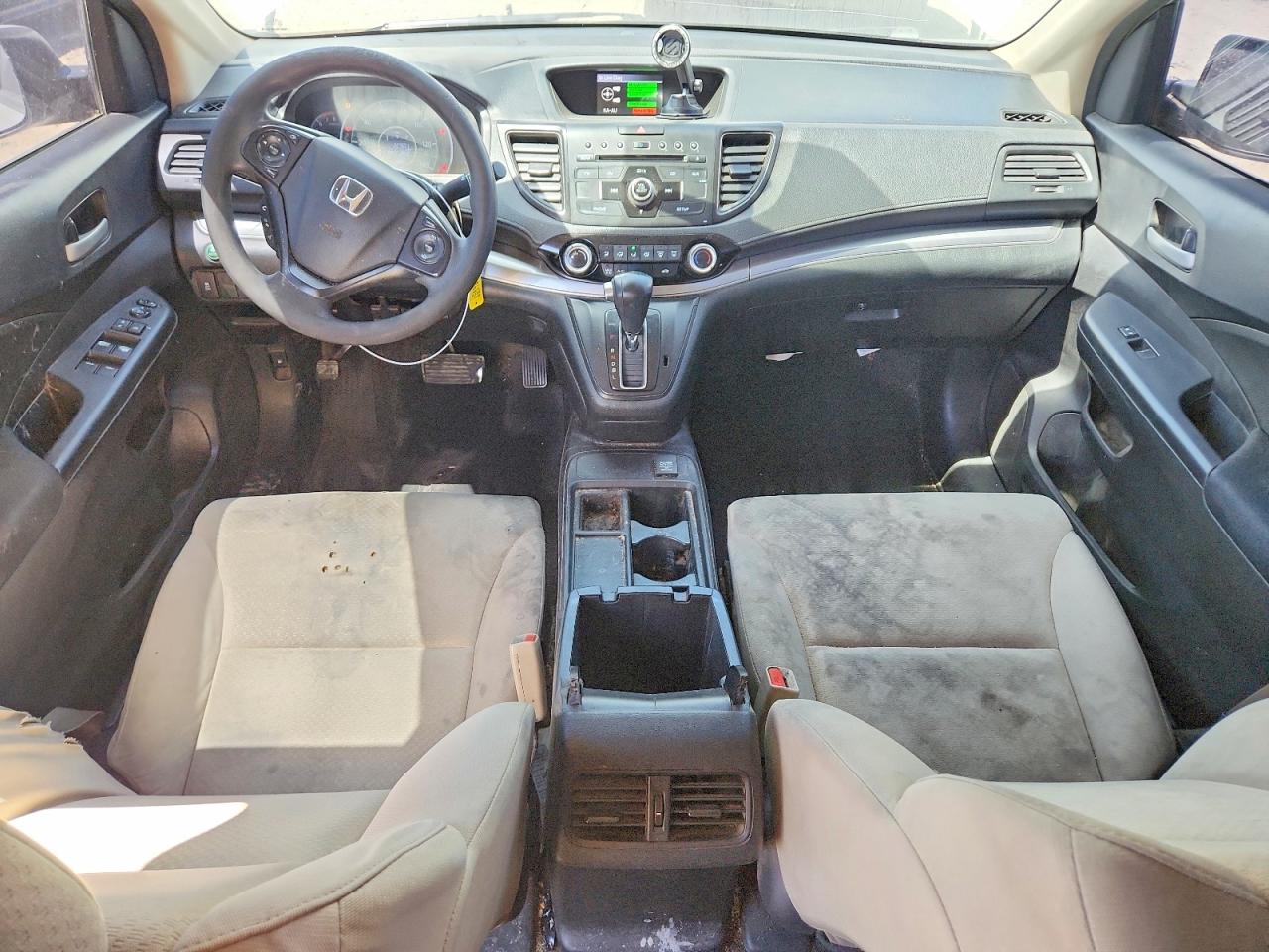 2015 Honda Cr-v Lx White vin: 5J6RM3H32FL012308