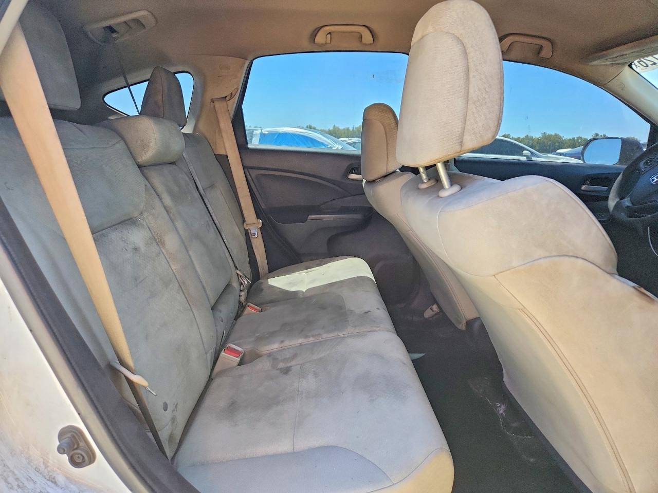 2015 Honda Cr-v Lx White vin: 5J6RM3H32FL012308