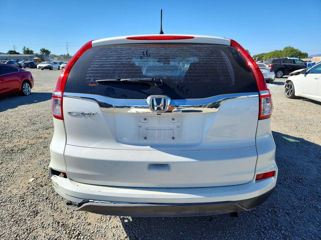 2015 Honda Cr-v Lx White vin: 5J6RM3H32FL025446