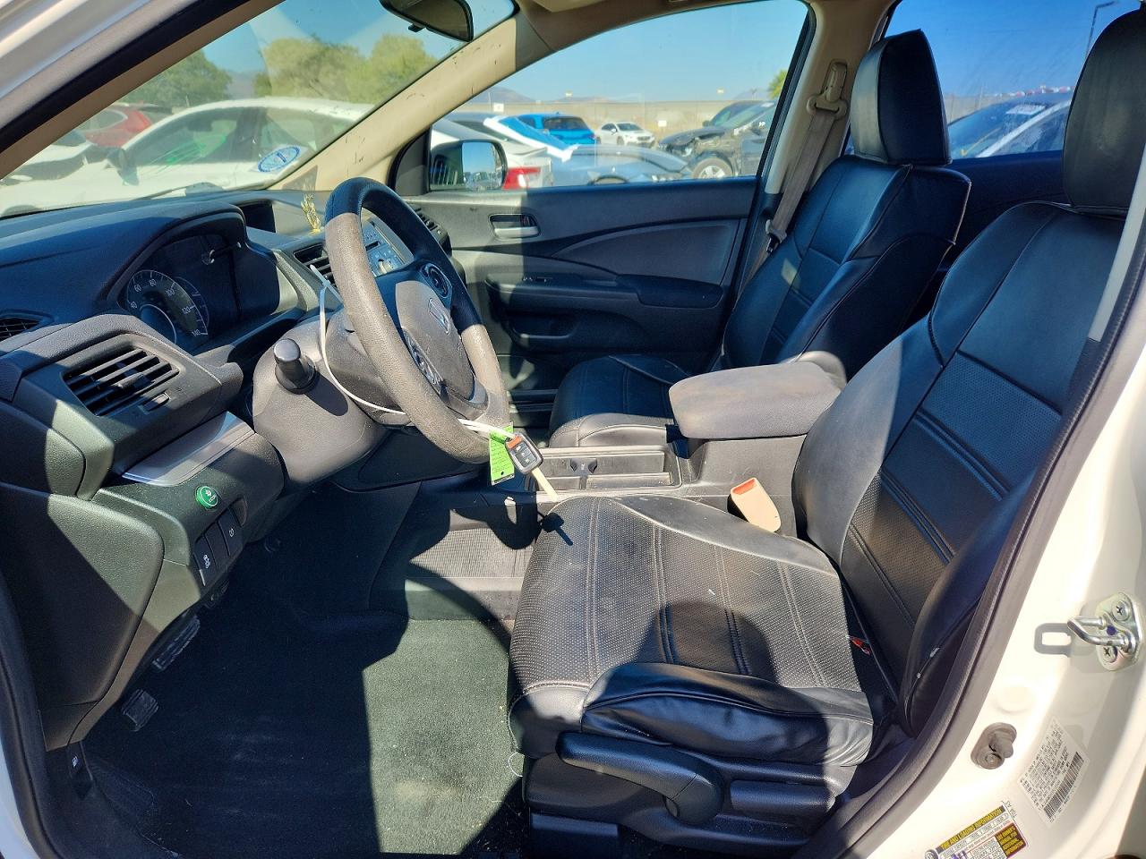 2015 Honda Cr-v Lx White vin: 5J6RM3H32FL025446