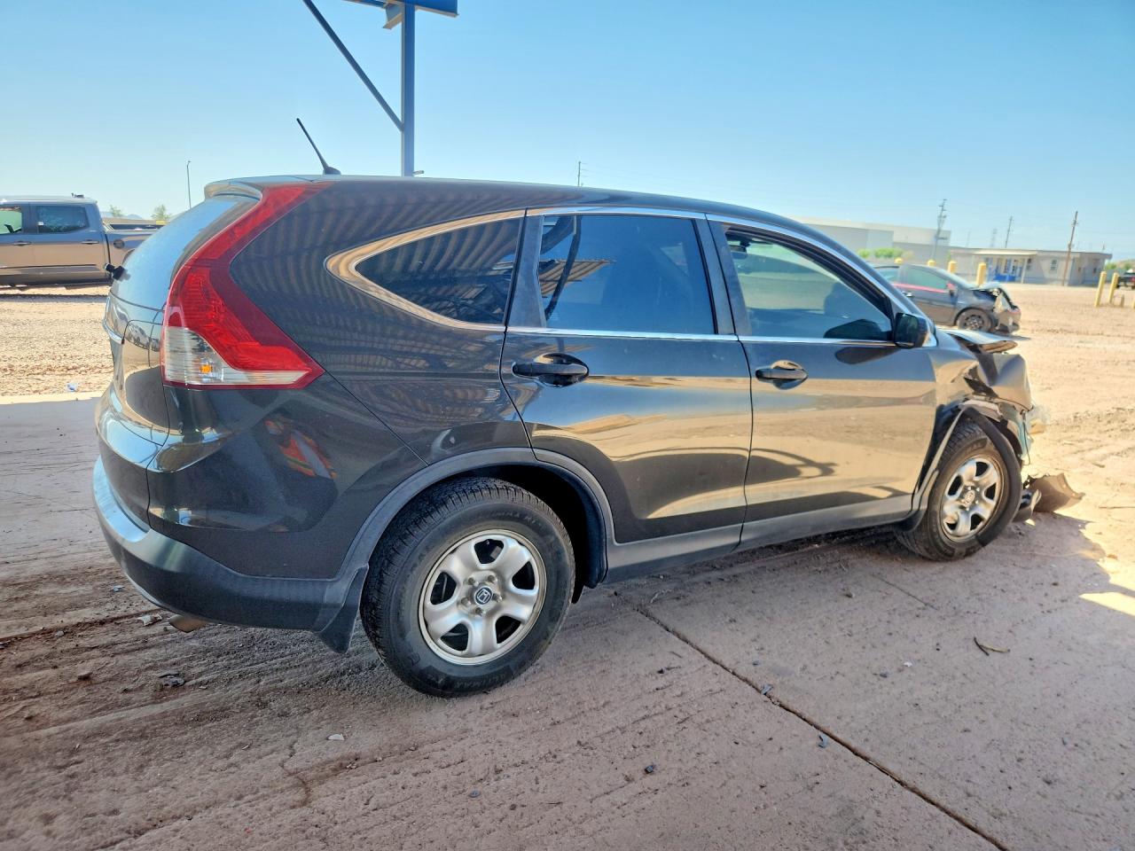 2013 Honda Cr-v Lx Коричневый vin: 5J6RM3H33DL008460