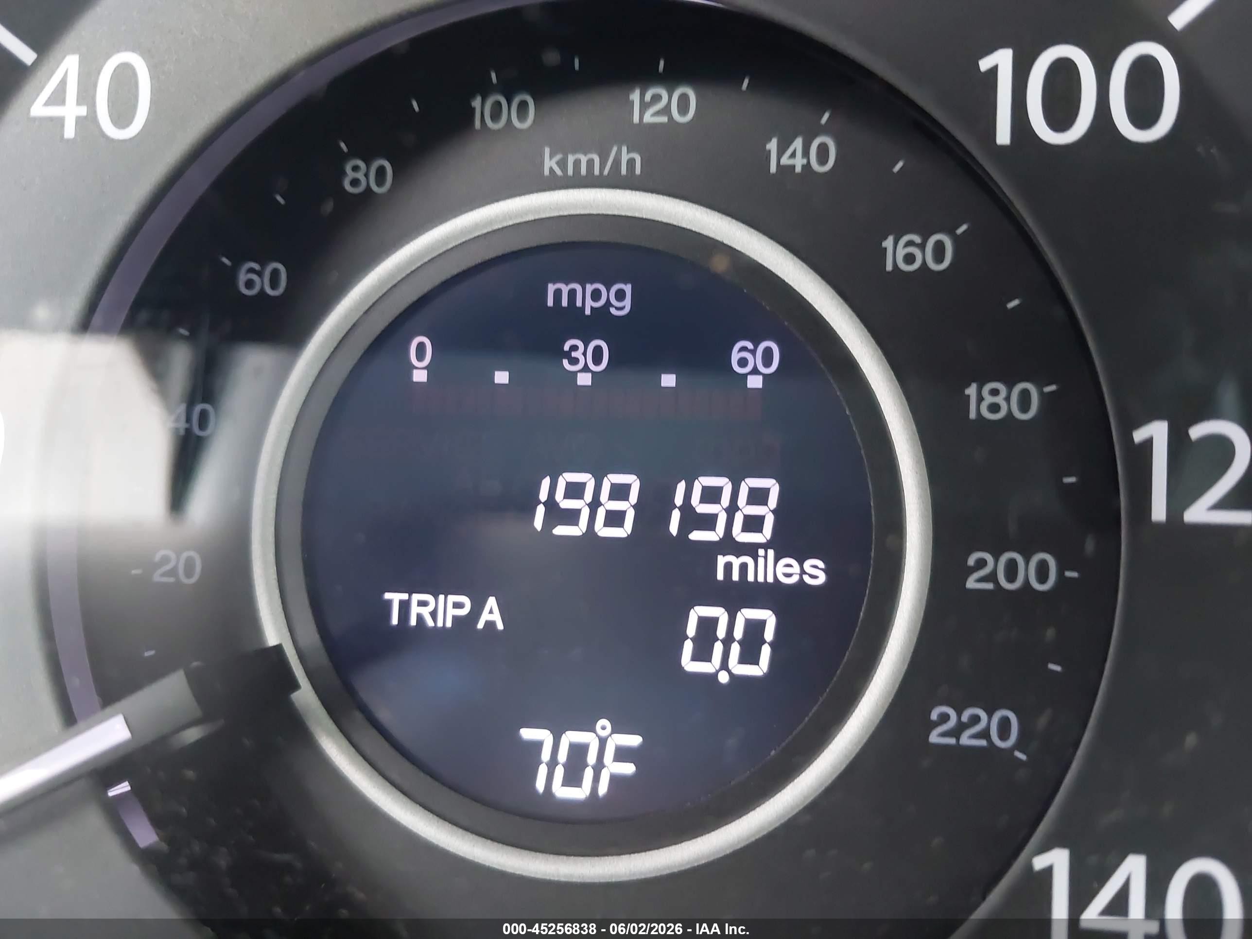 2013 Honda Cr-v Lx Gray vin: 5J6RM3H33DL031270