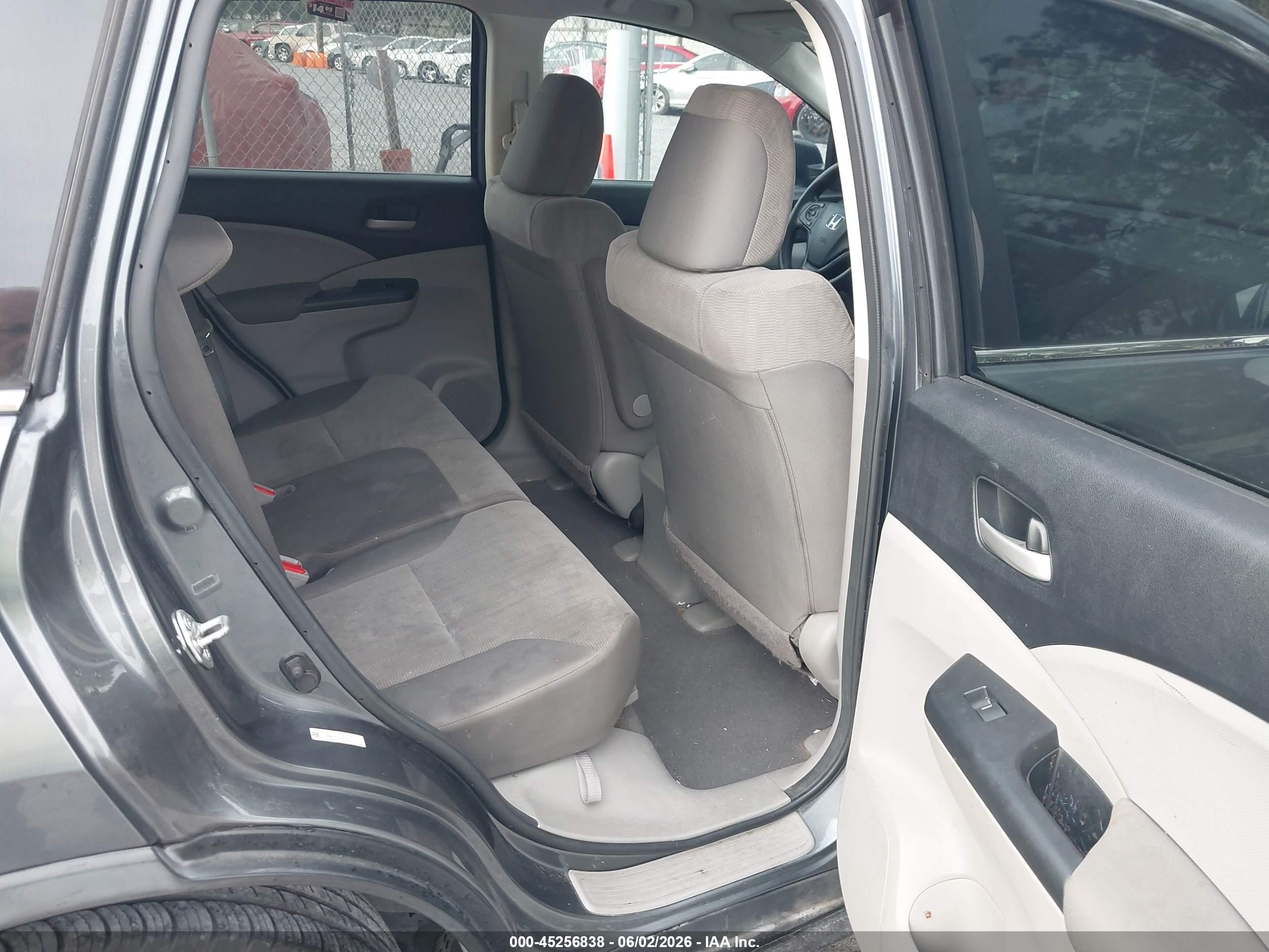 2013 Honda Cr-v Lx Gray vin: 5J6RM3H33DL031270