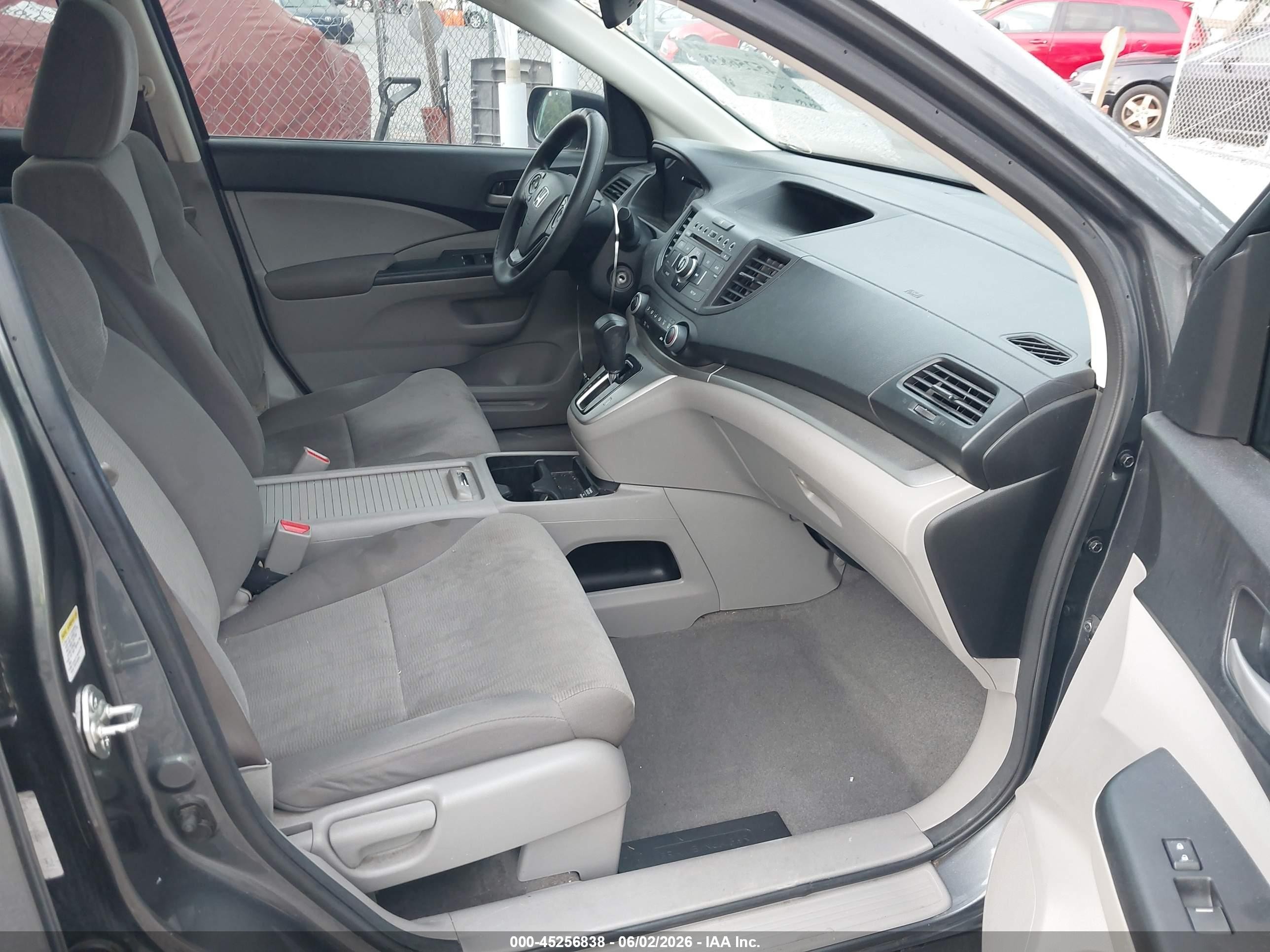 2013 Honda Cr-v Lx Gray vin: 5J6RM3H33DL031270
