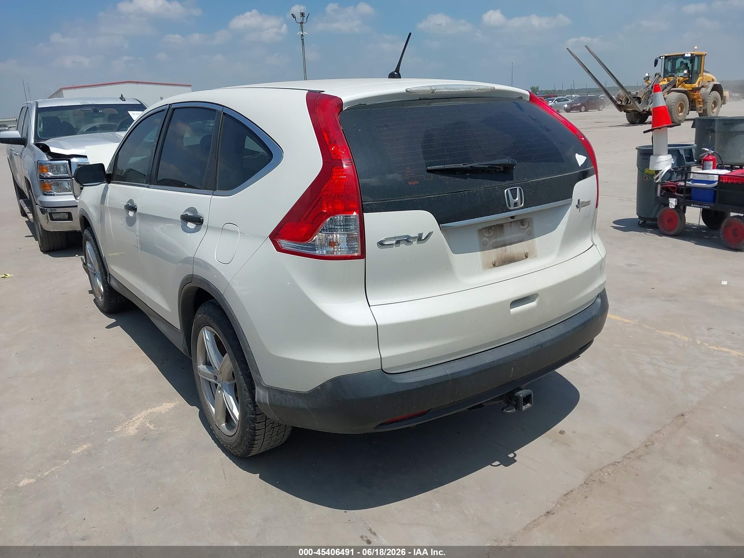 2014 Honda Cr-v Lx Белый vin: 5J6RM3H33EL000425
