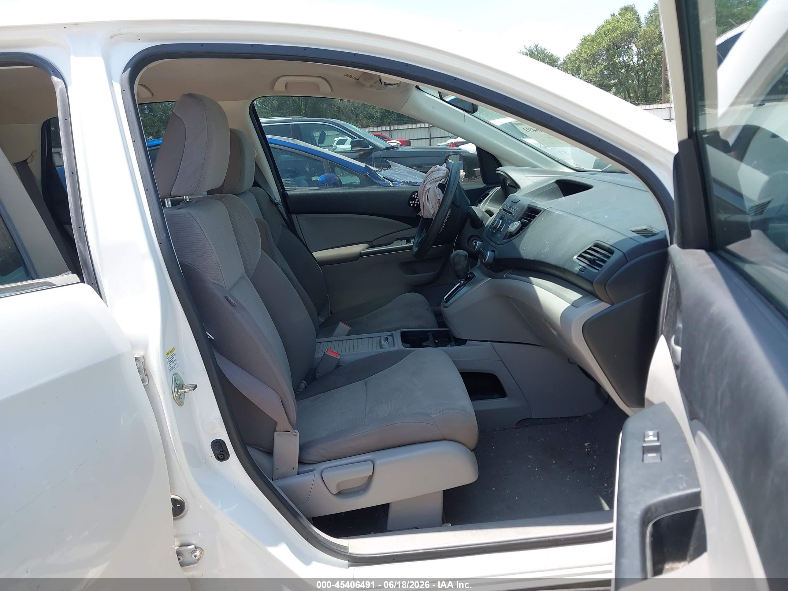 2014 Honda Cr-v Lx Белый vin: 5J6RM3H33EL000425
