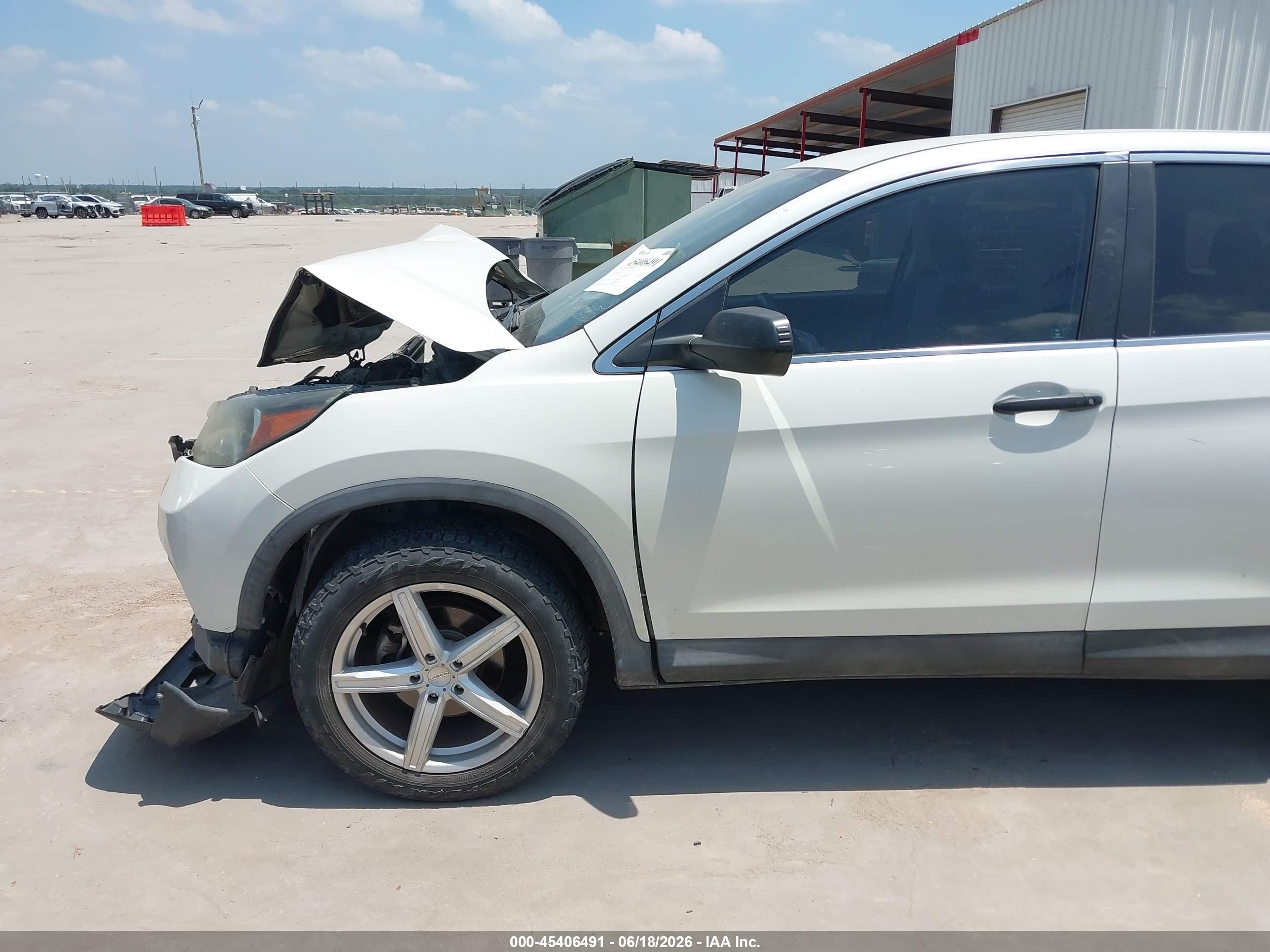 2014 Honda Cr-v Lx Белый vin: 5J6RM3H33EL000425