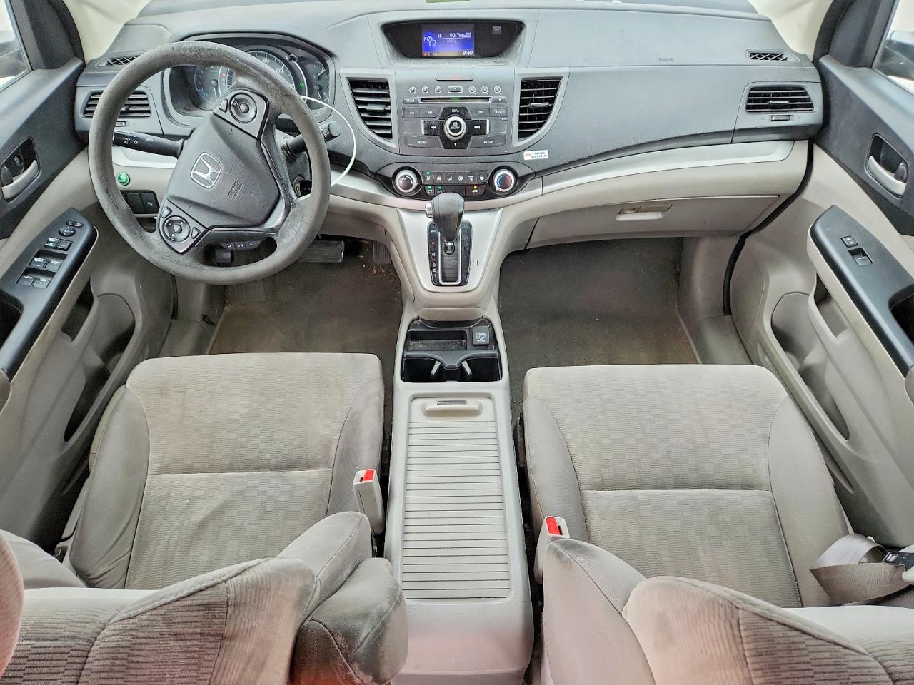 2014 Honda Cr-v Lx Red vin: 5J6RM3H33EL005561