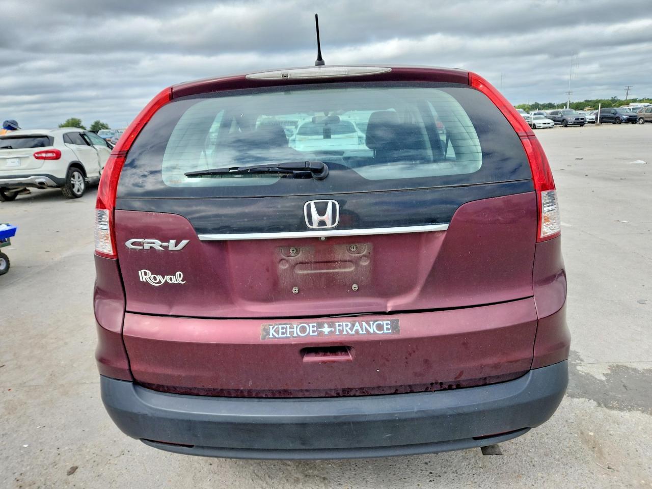 2014 Honda Cr-v Lx Red vin: 5J6RM3H33EL005561
