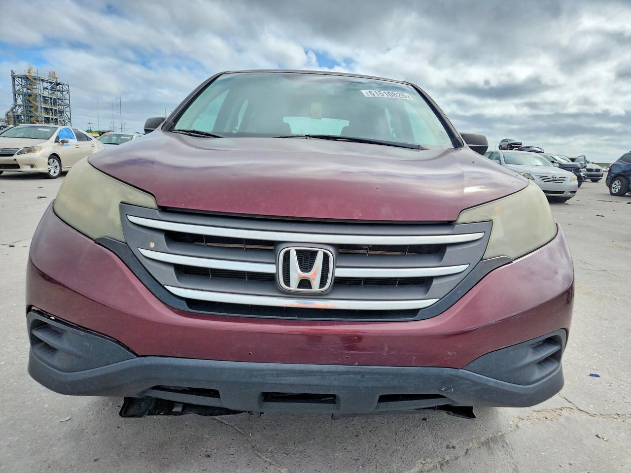 2014 Honda Cr-v Lx Red vin: 5J6RM3H33EL005561