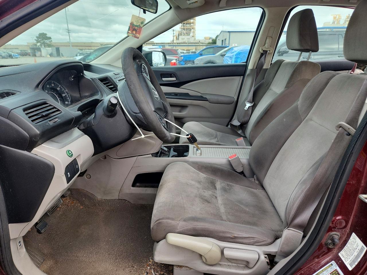 2014 Honda Cr-v Lx Red vin: 5J6RM3H33EL005561