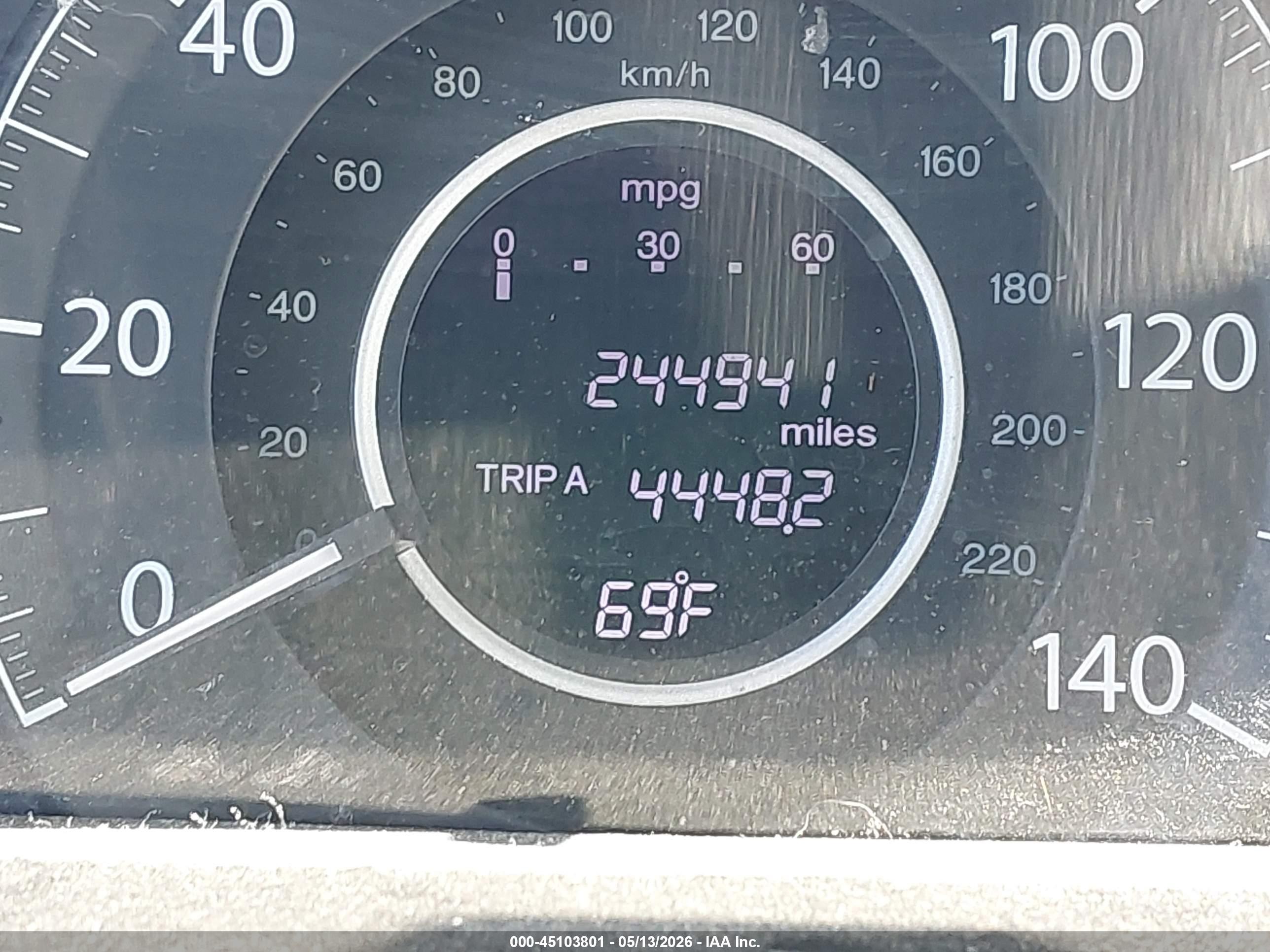 2014 Honda Cr-v Lx Blue vin: 5J6RM3H33EL015202