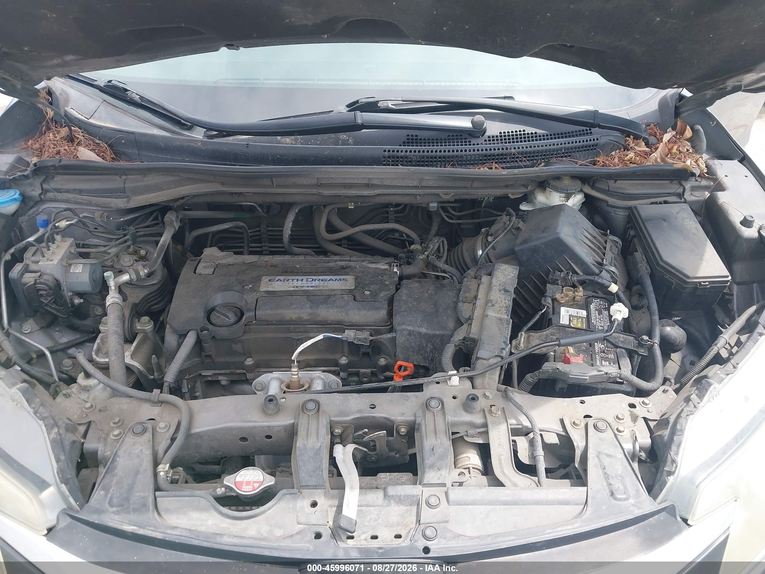 2015 Honda Cr-v Lx Серый vin: 5J6RM3H33FL000989