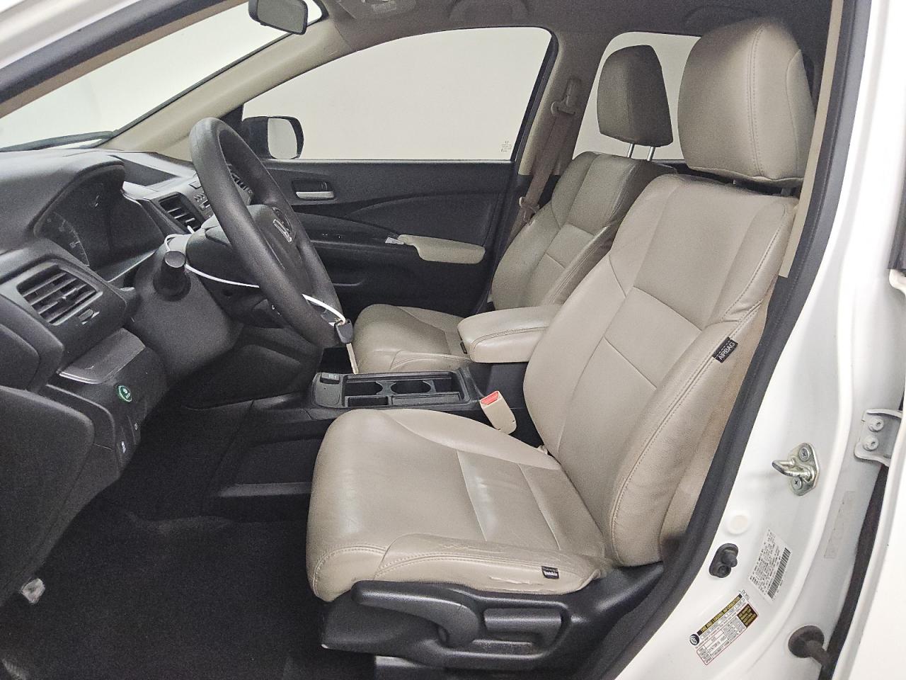 2015 Honda Cr-v Lx Белый vin: 5J6RM3H33FL027481 Damage: Left Front Seat Cushion, Torn, > 12 Inches