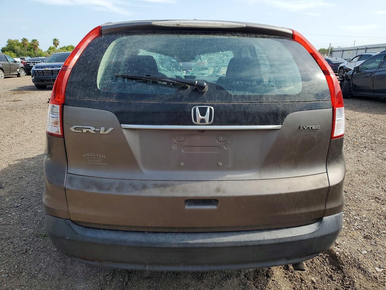 2012 Honda Cr-v Lx Brown vin: 5J6RM3H34CL009339