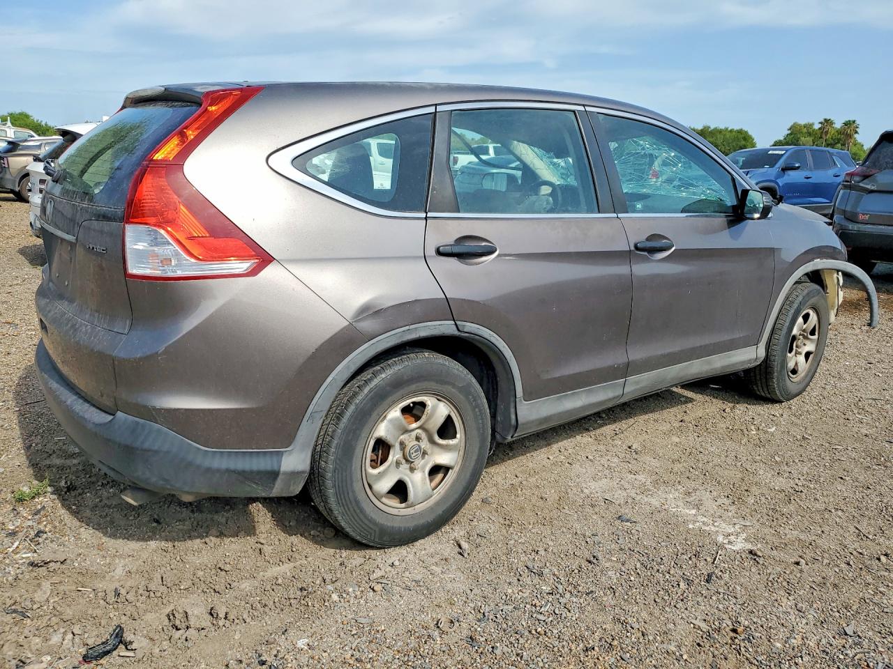 2012 Honda Cr-v Lx Brown vin: 5J6RM3H34CL009339
