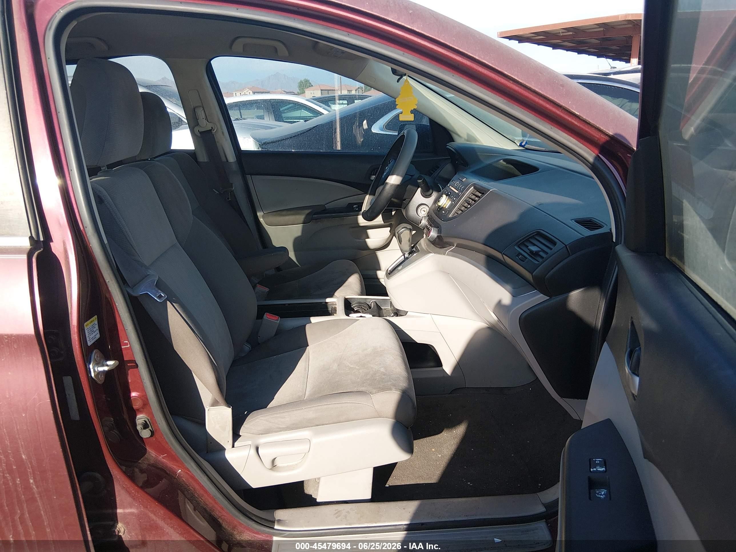 2012 Honda Cr-v Lx Burgundy vin: 5J6RM3H34CL014461